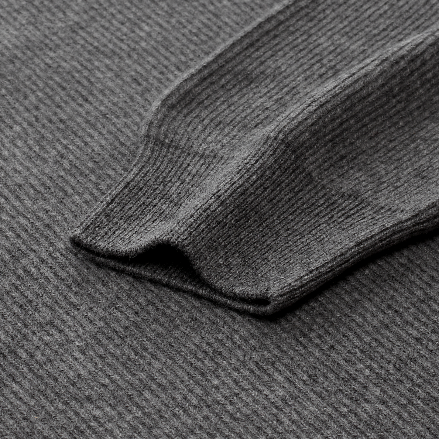 Cruciani Wool and Cashmere-Blend Half-Zip Sweater in Grey - SARTALE
