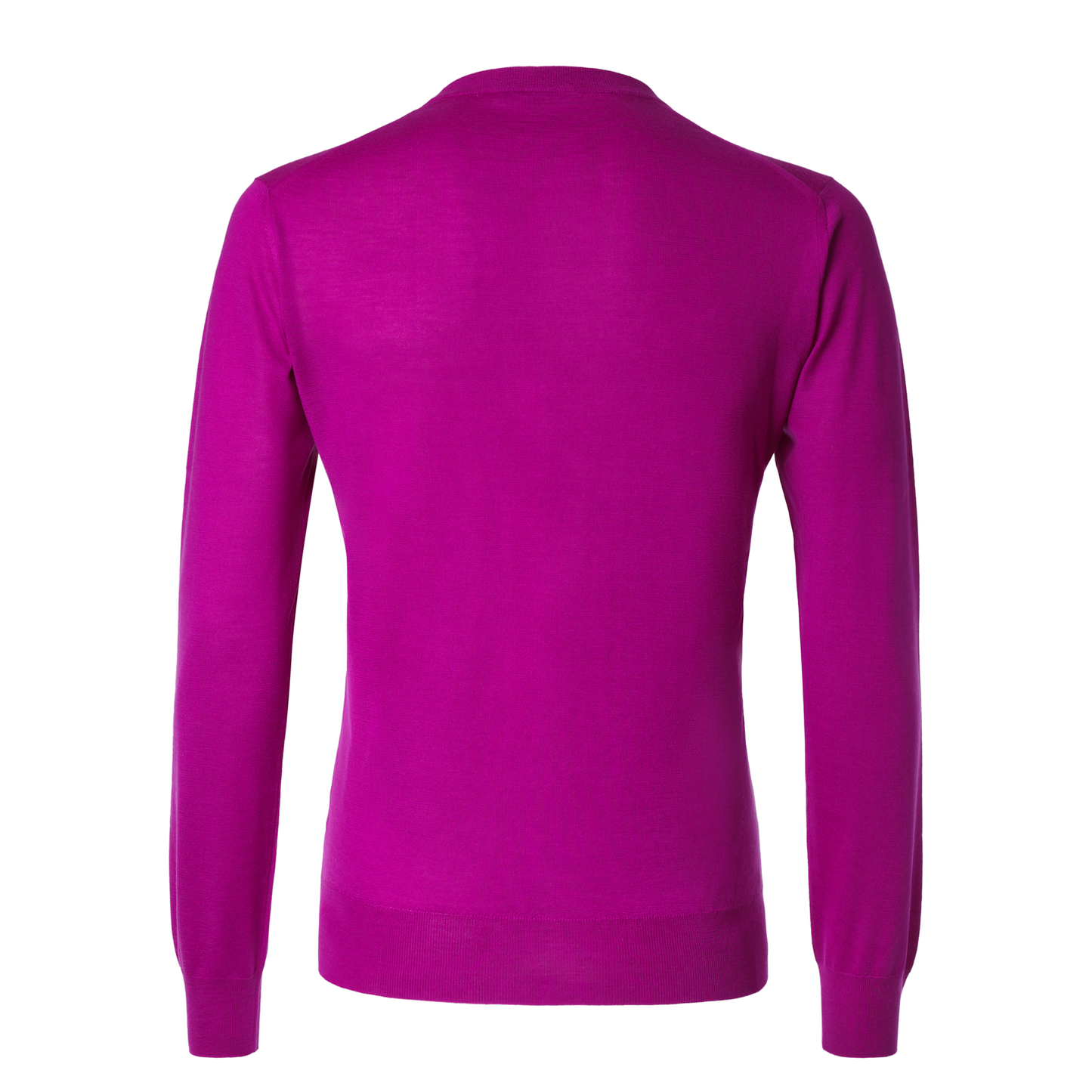 Cruciani Crew-Neck Cashmere and Silk-Blend Sweater in Fuchsia - SARTALE