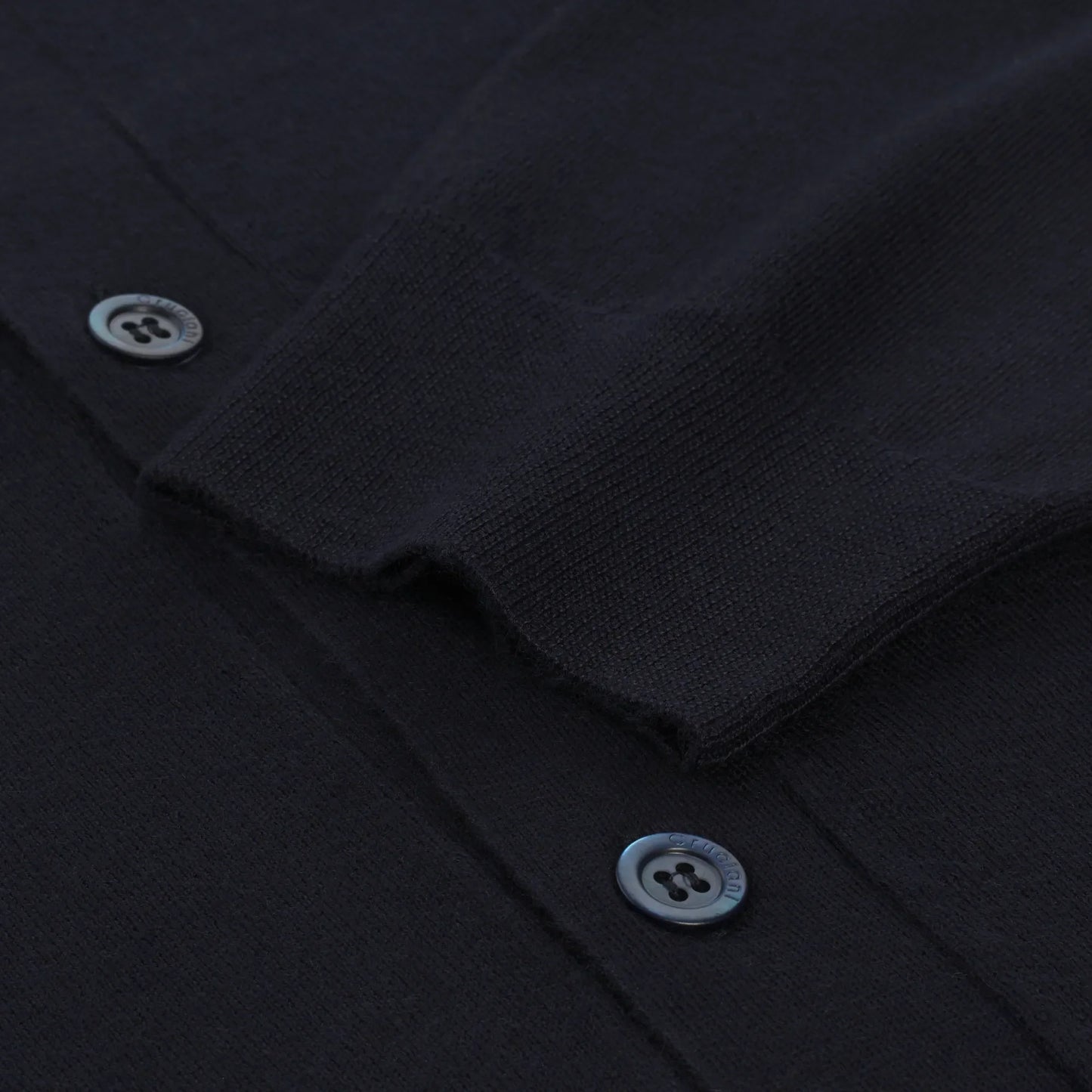 Cashmere Blend Cardigan in Dark Blue