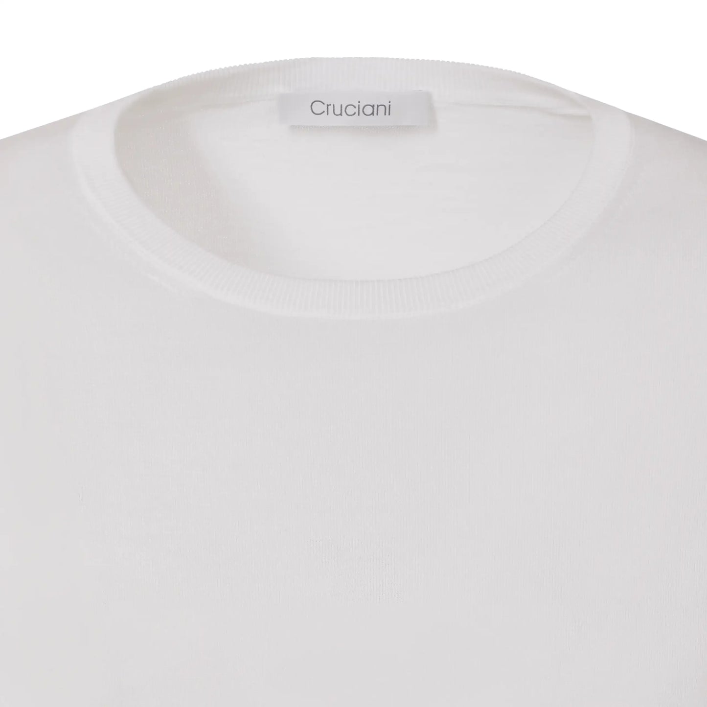 Cotton White T-Shirt Sweater