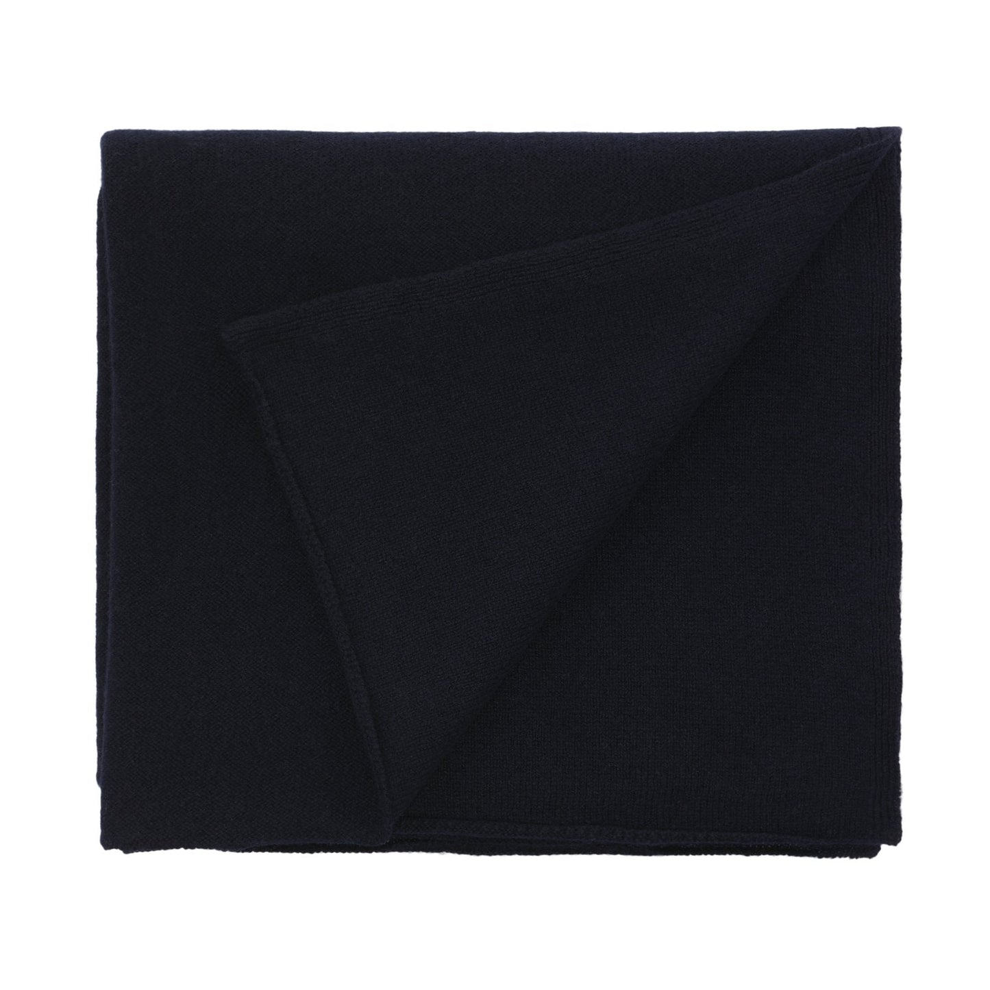 Doriani Knitted Cashmere Scarf in Dark Blue - SARTALE