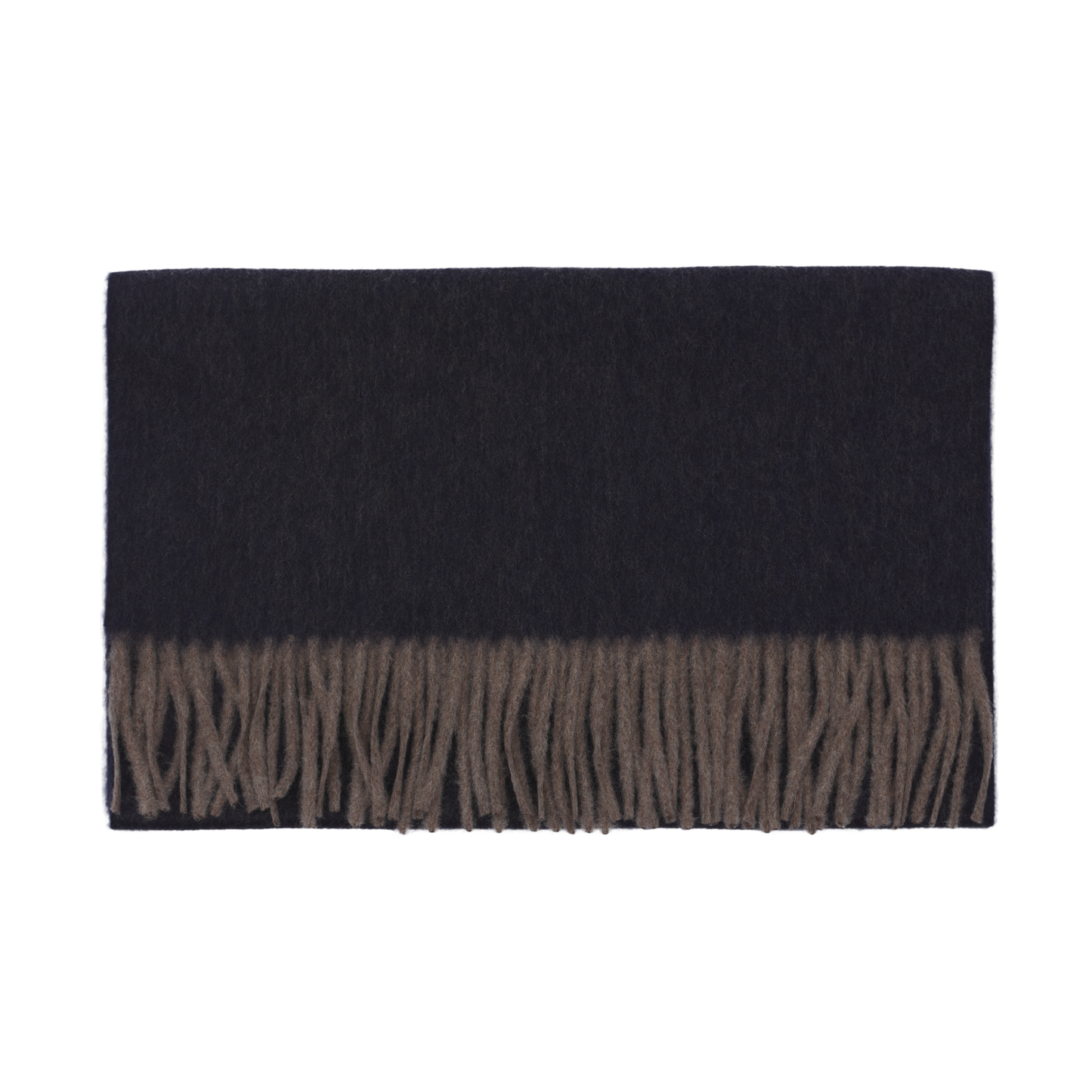 Emanuele Maffeis Reversible Fringed Cashmere Scarf in Blue - SARTALE
