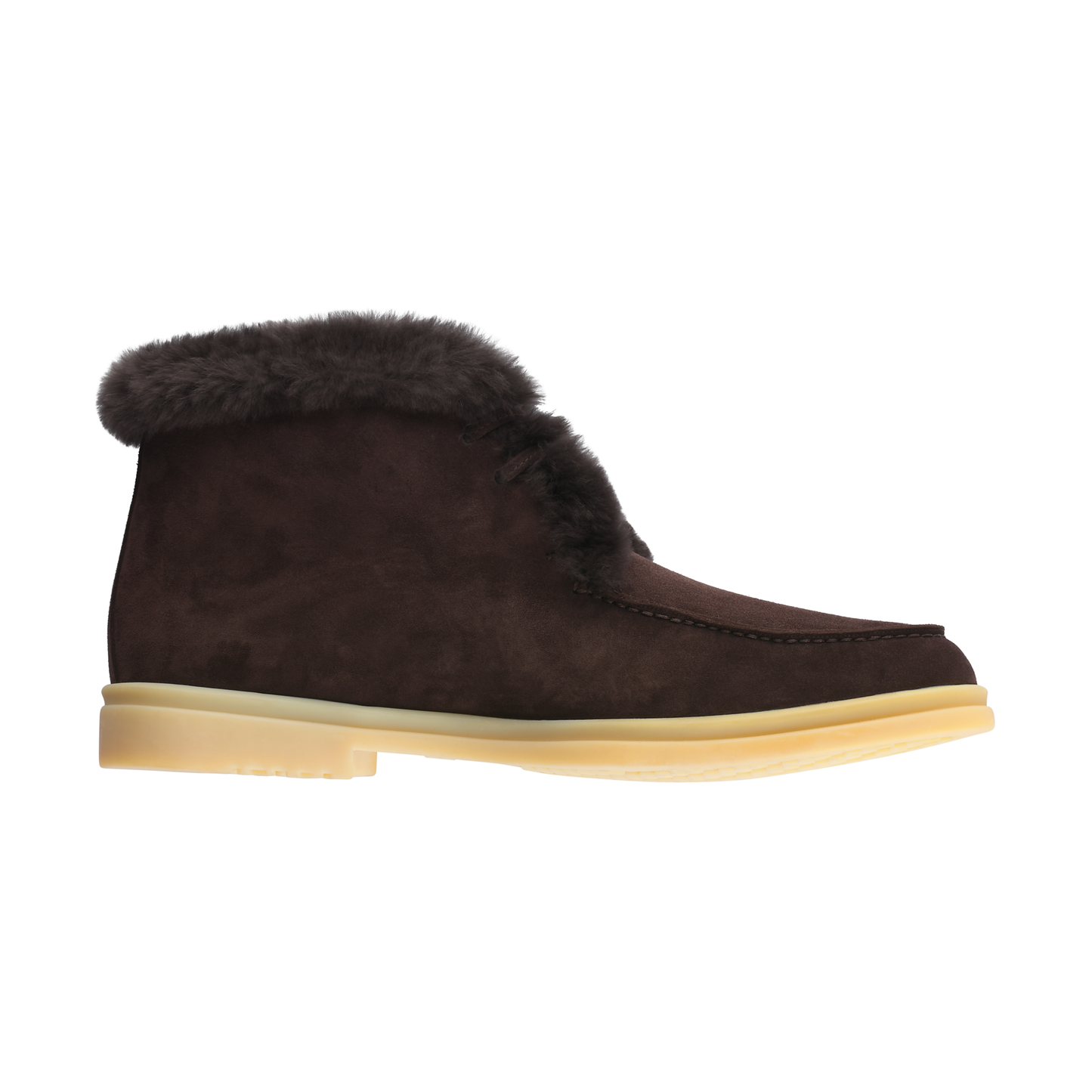 Loro Piana Walk and Walk Suede Ankle Boot in Chocolate Brown - SARTALE