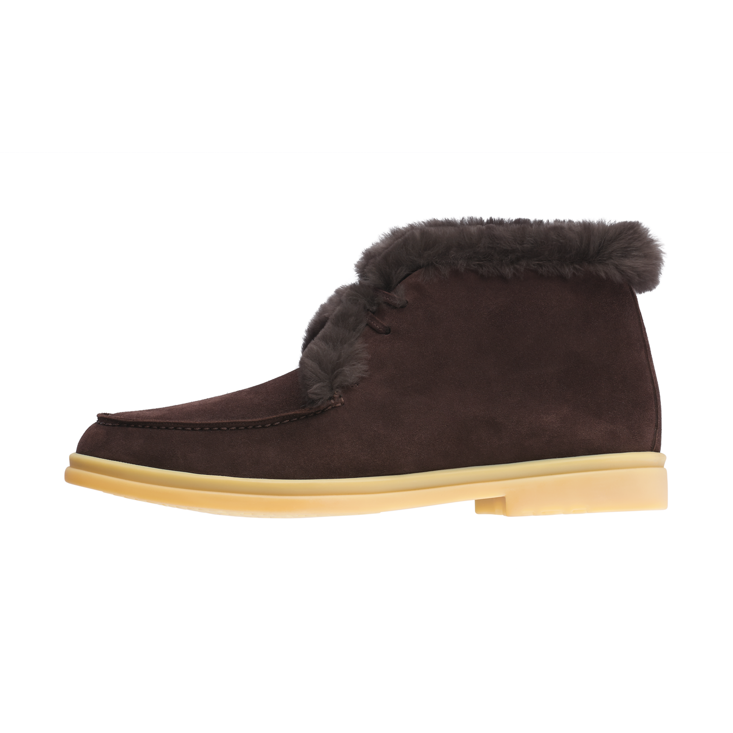 Loro Piana Walk and Walk Suede Ankle Boot in Chocolate Brown - SARTALE