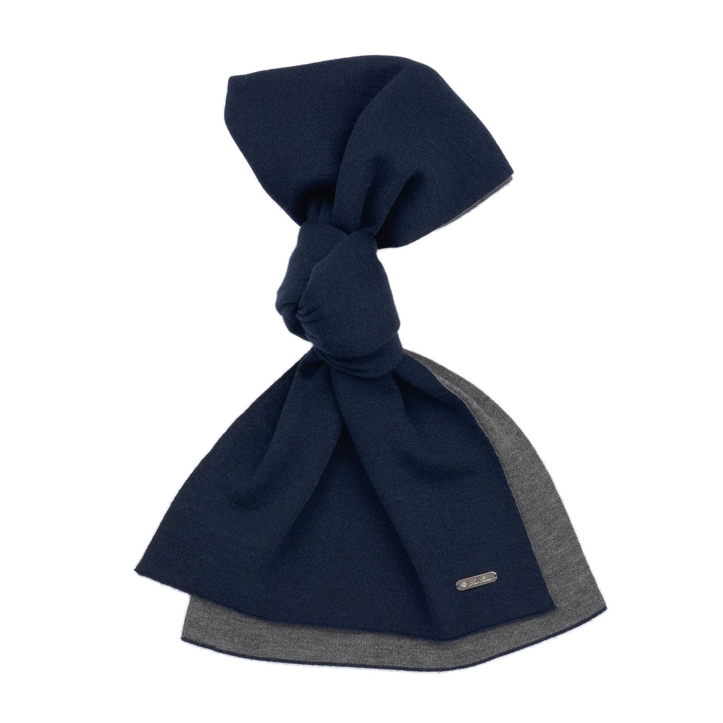 Loro Piana Reversible Cashmere and Silk-Blend Scarf in Blue - SARTALE