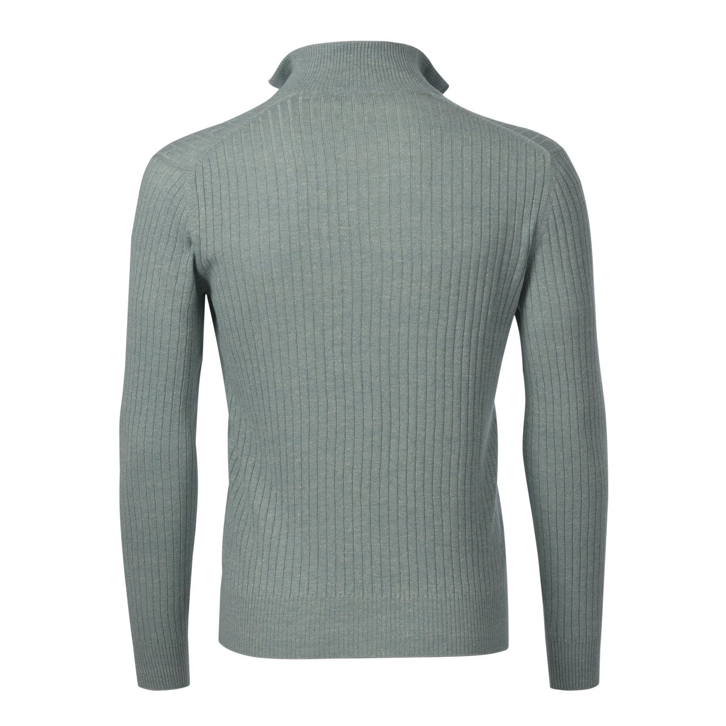 Loro Piana Cashmere, Linen and Silk-Blend Cable-Knit Sweater in Light Green - SARTALE