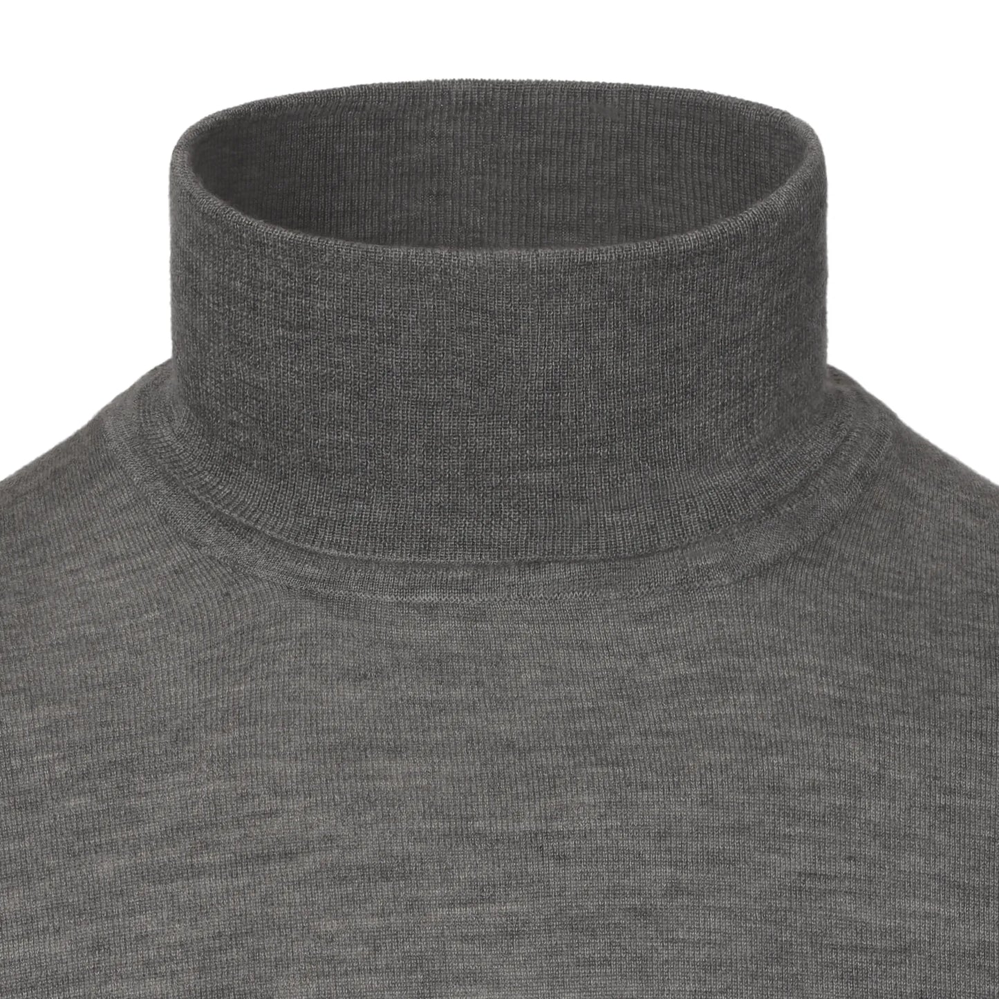 Turtleneck Cashmere Sweater in Grey