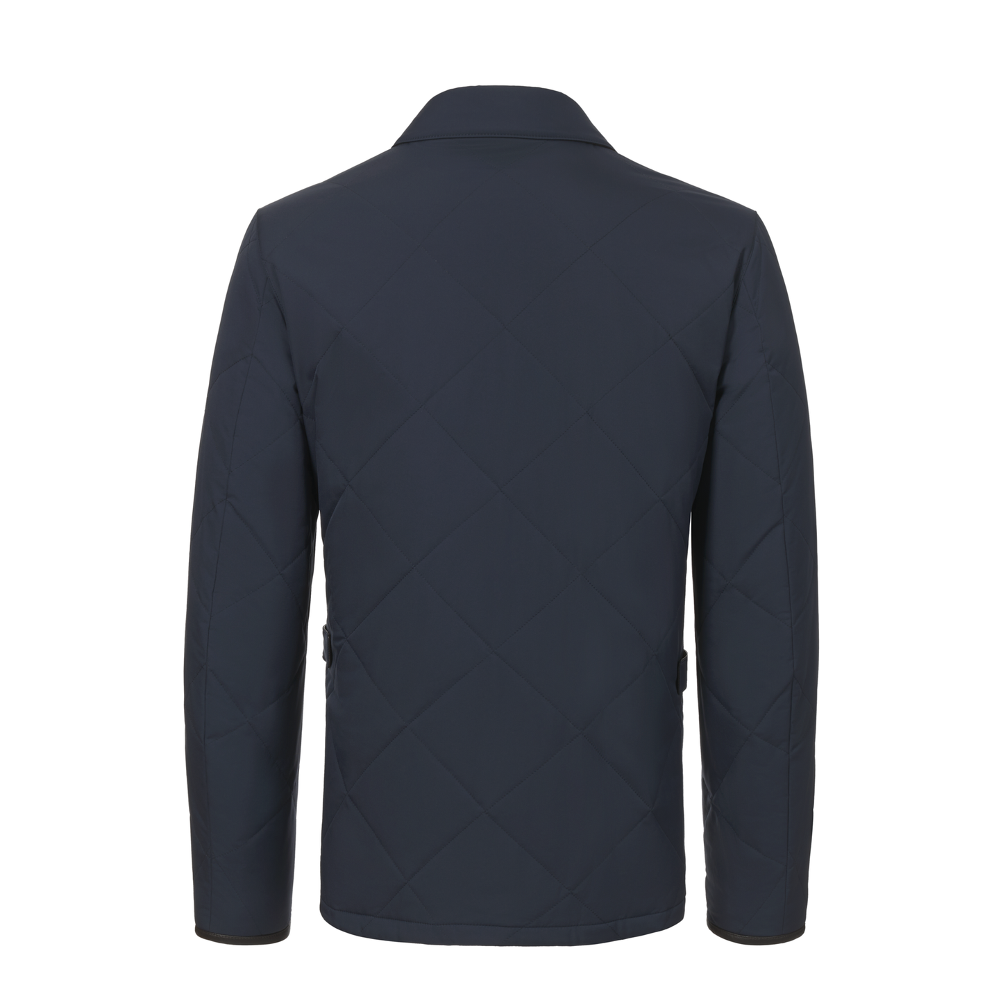Loro Piana Quilted Windstorm Jacket in Dark Blue - SARTALE