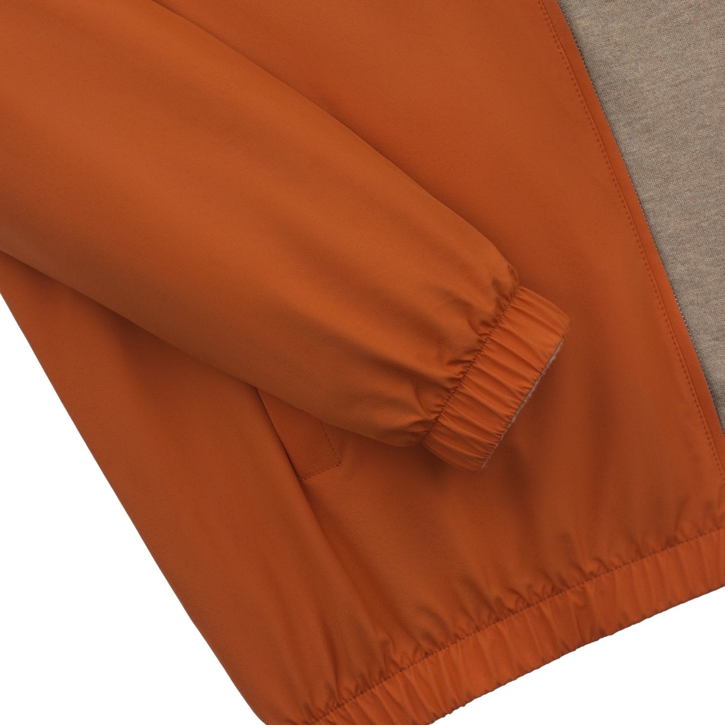 Loro Piana Reversible Windmate Bomber Jacket in Orange - SARTALE