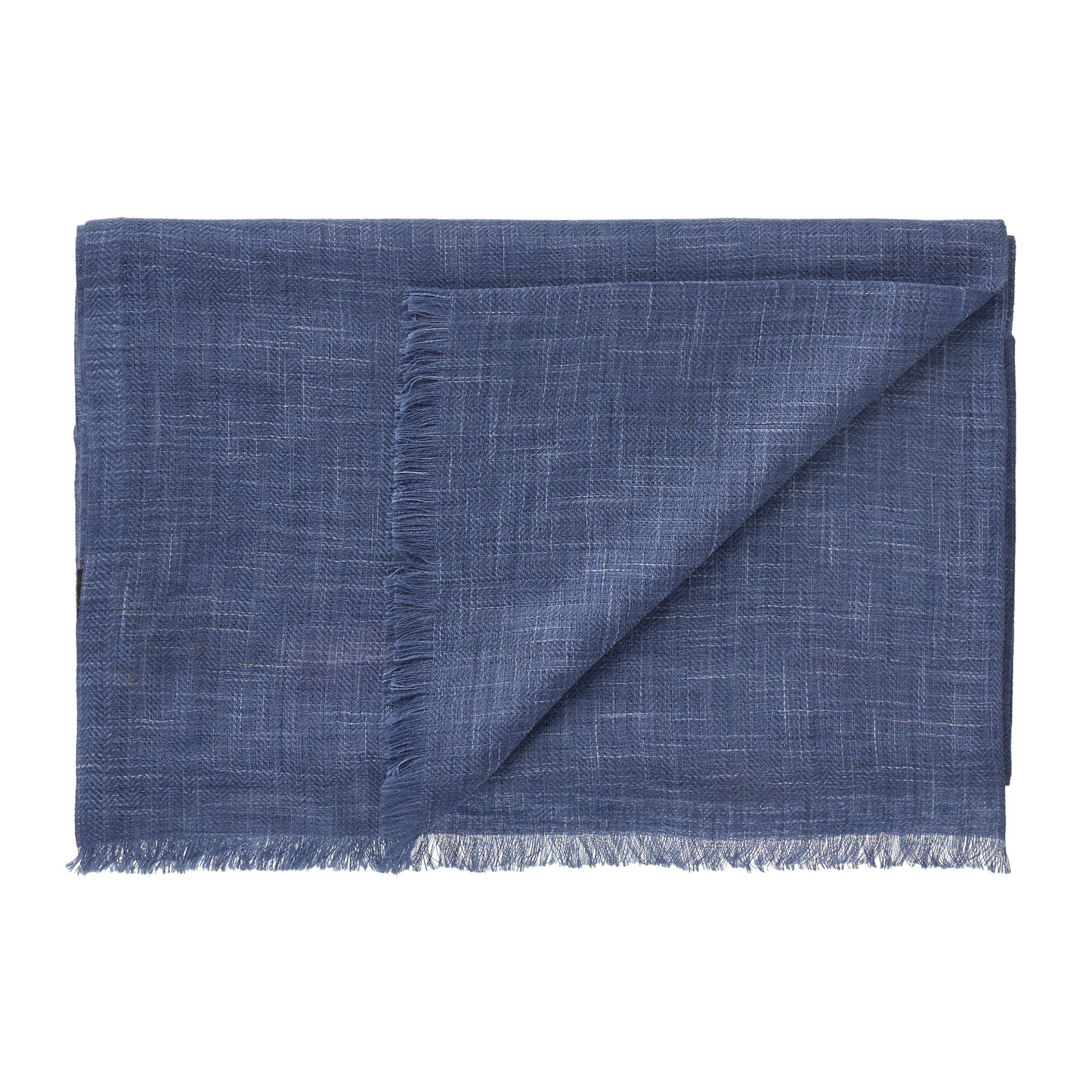 Loro Piana Fringed Cashmere and Silk-Blend Scarf in Light Blue - SARTALE