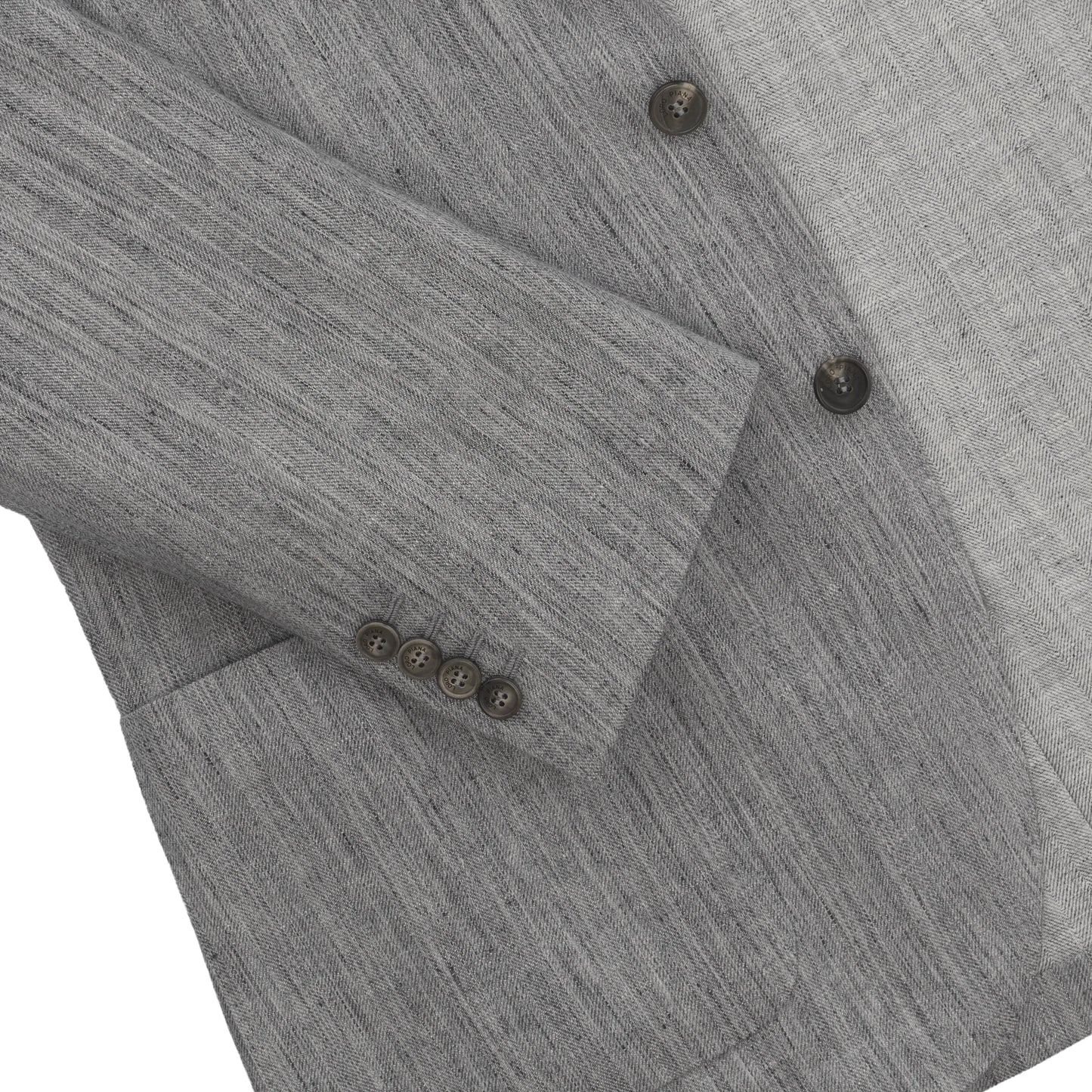 Three-Button Rain System Linen Blazer
