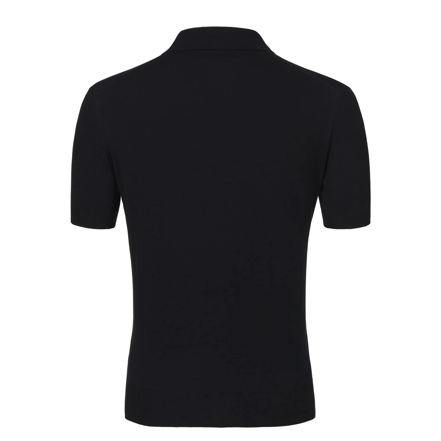 Classic Cotton Polo Shirt in Dark Blue
