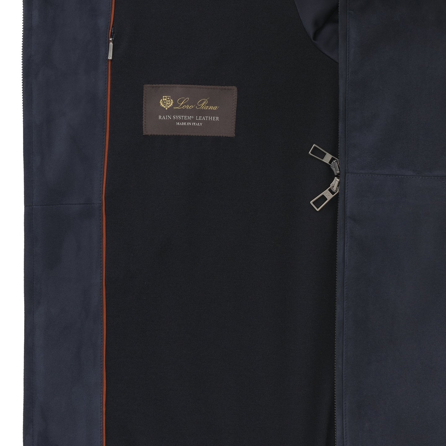 Loro Piana Suede Hooded Bomber Jacket in Dark Blue - SARTALE