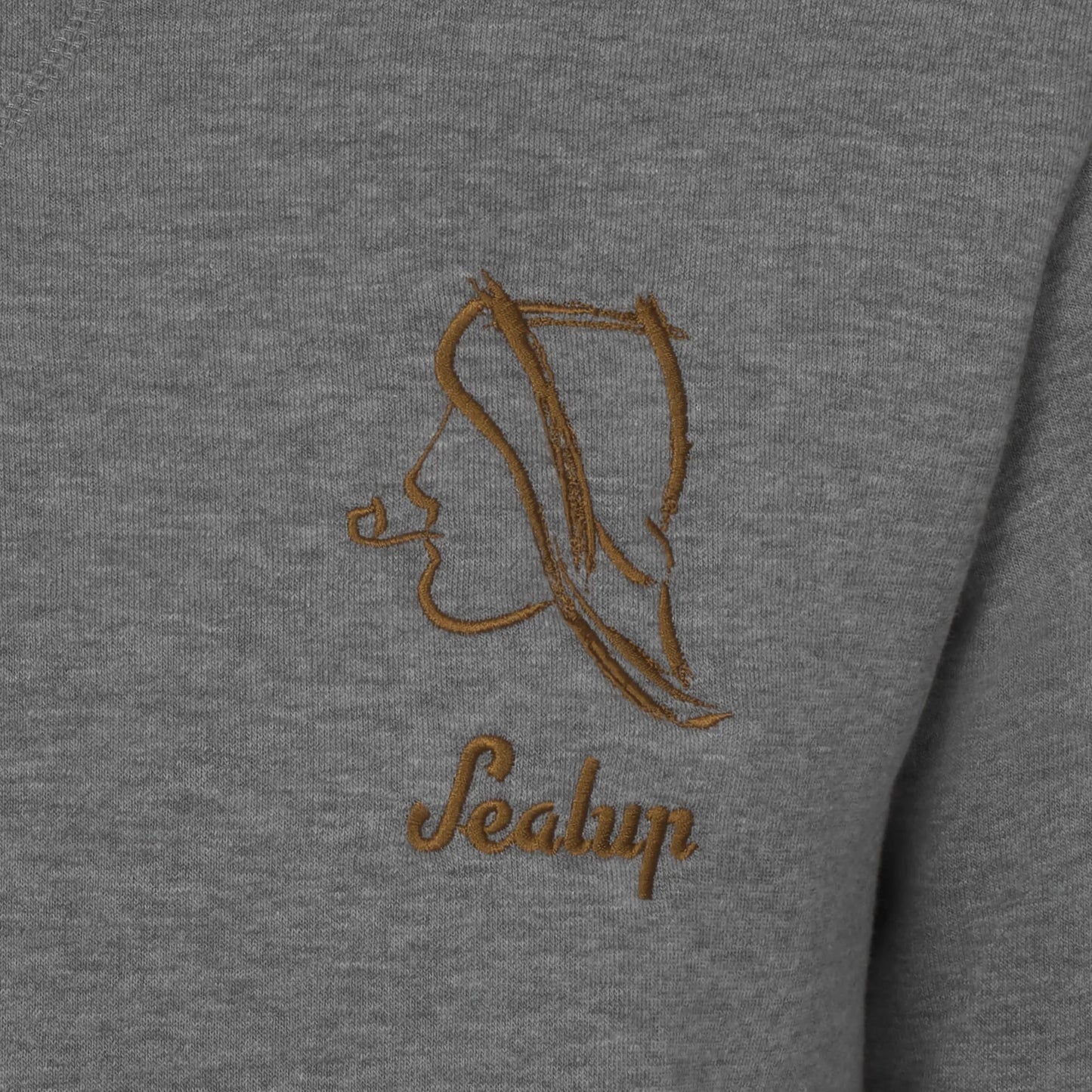 Unisex Crew-Neck Sweatshirt in Grey