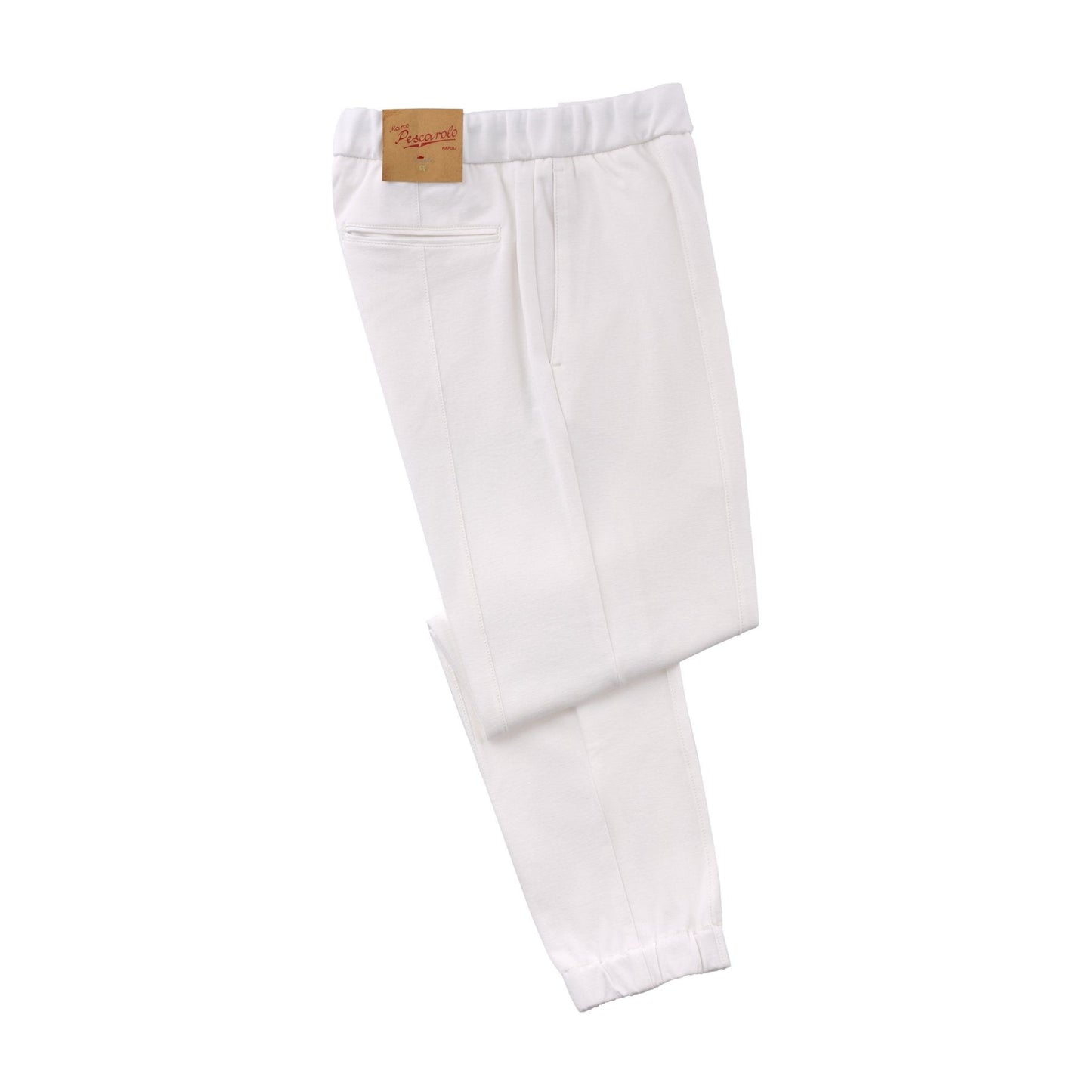 Marco Pescarolo Freetime Drawstring Trousers in White - SARTALE