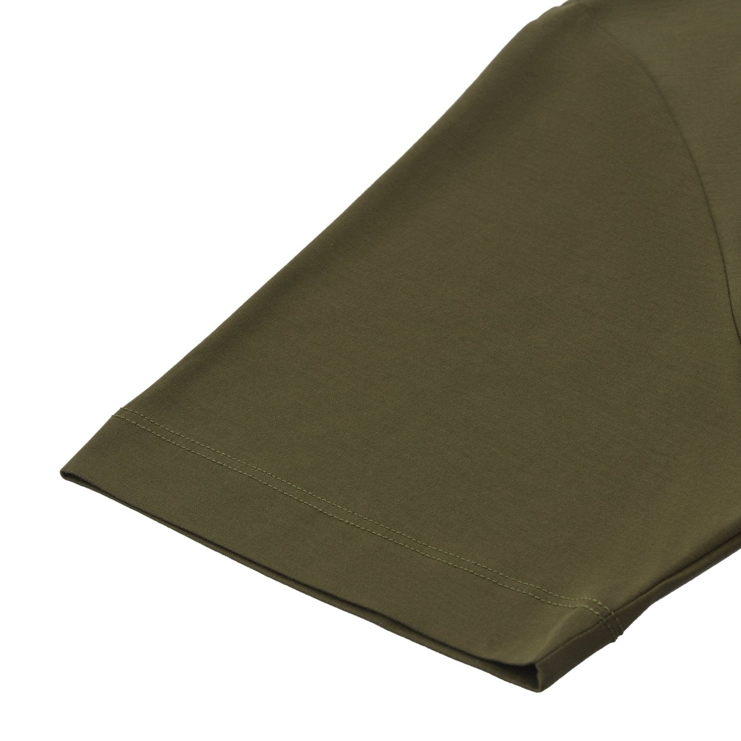 Marco Pescarolo Crew-Neck Cotton T-Shirt in Olive Green - SARTALE