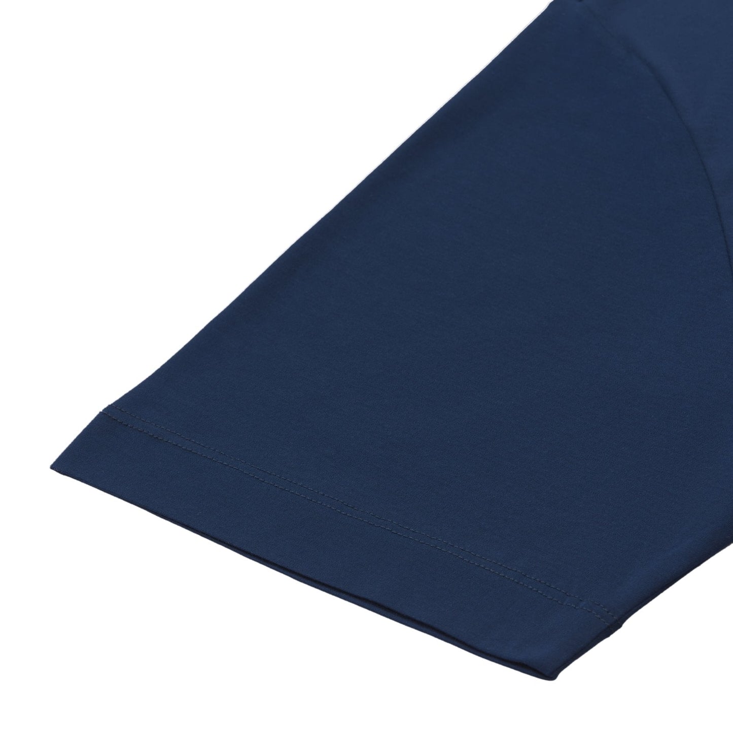 Marco Pescarolo Crew-Neck Cotton T-Shirt in Dark Blue - SARTALE