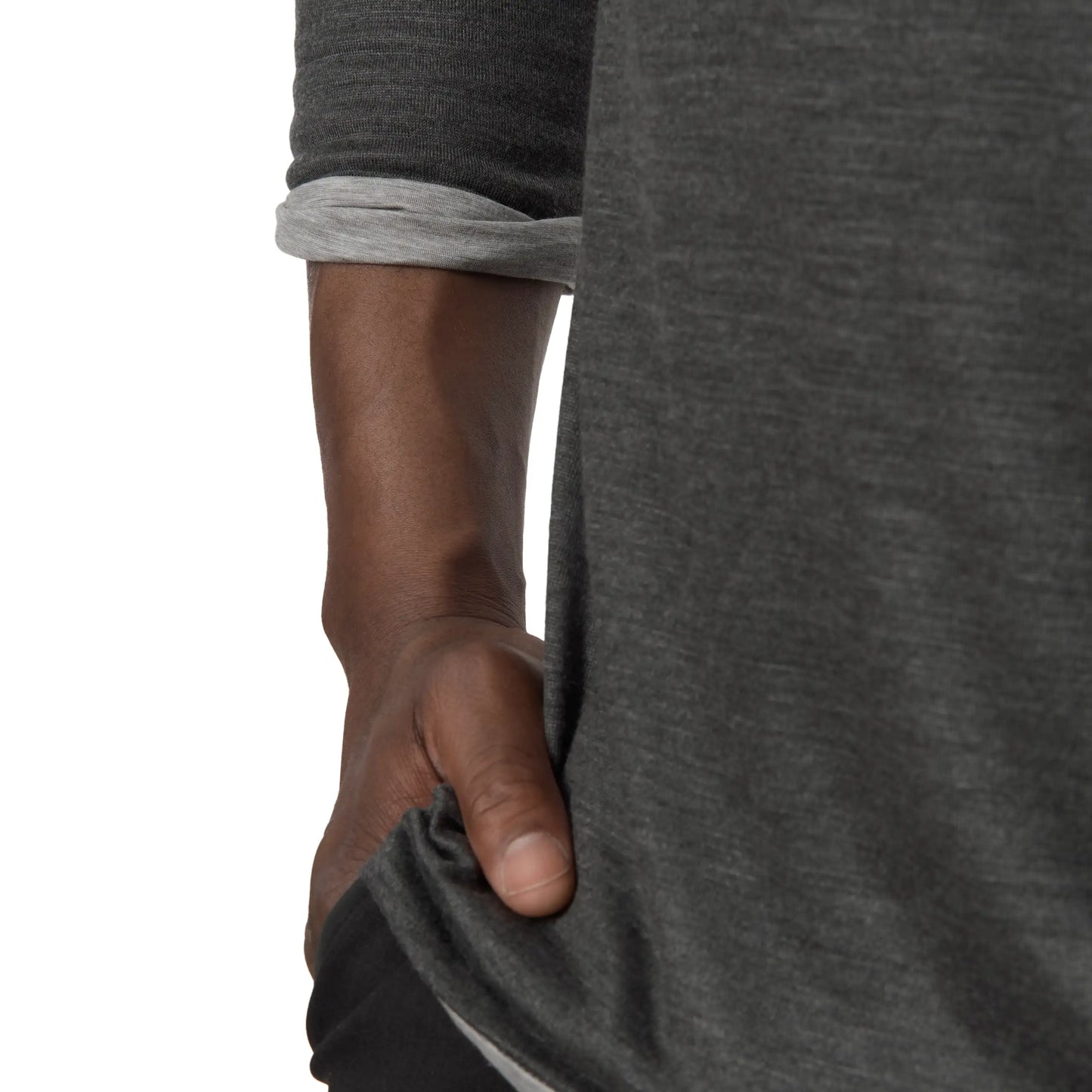 Wool and Cotton Reversible Long Sleeve