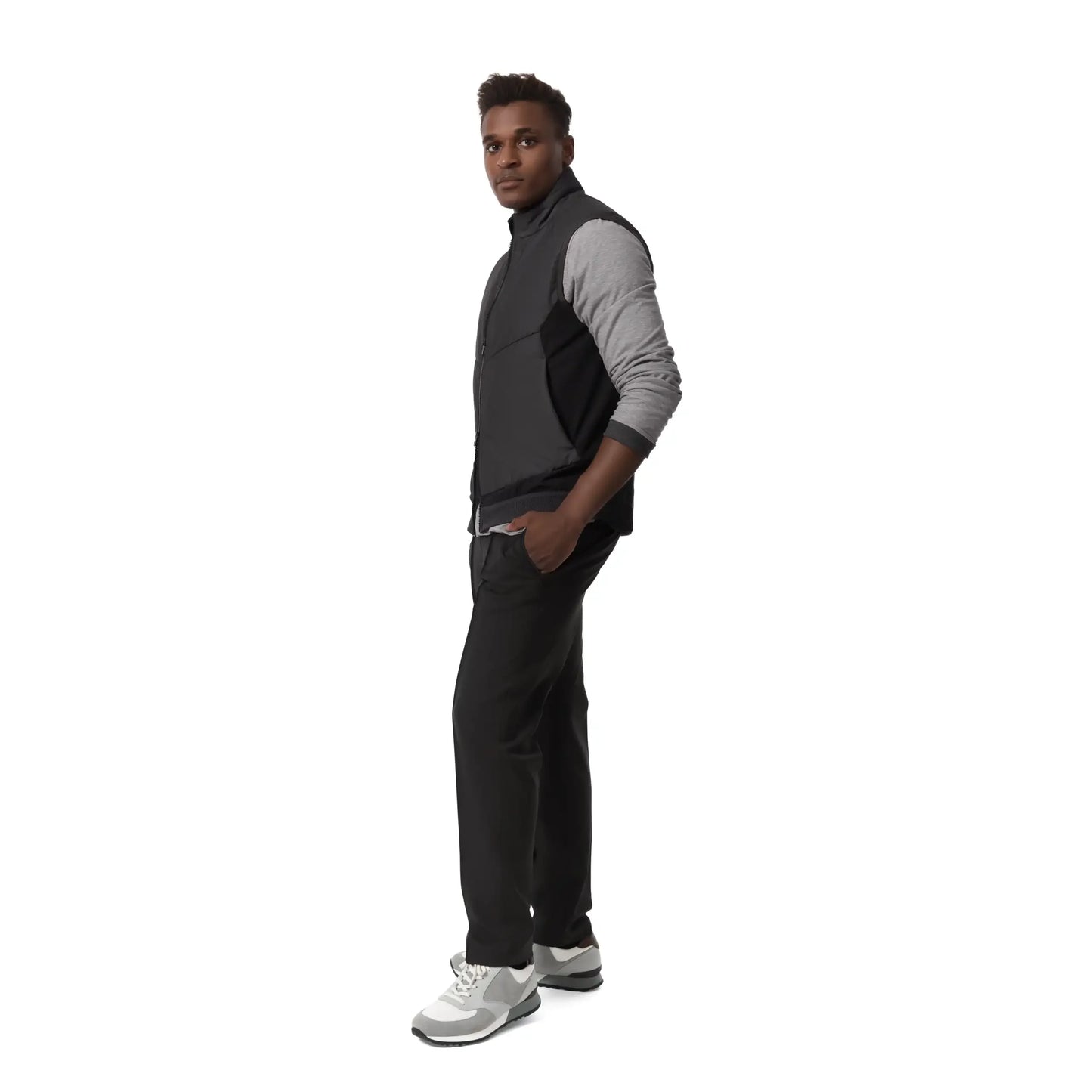 Wool and Cotton Reversible Long Sleeve