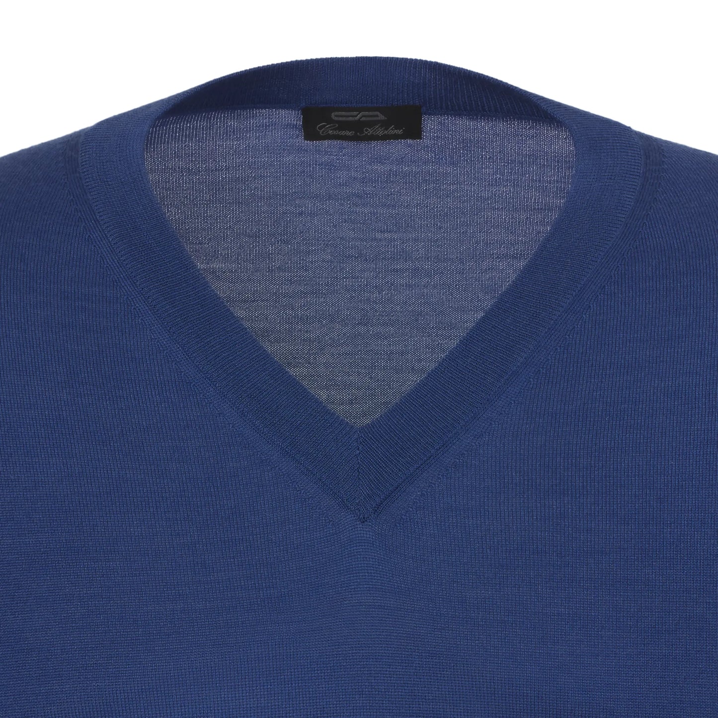 Wool and Cashmere-Blend Sweater in Blue