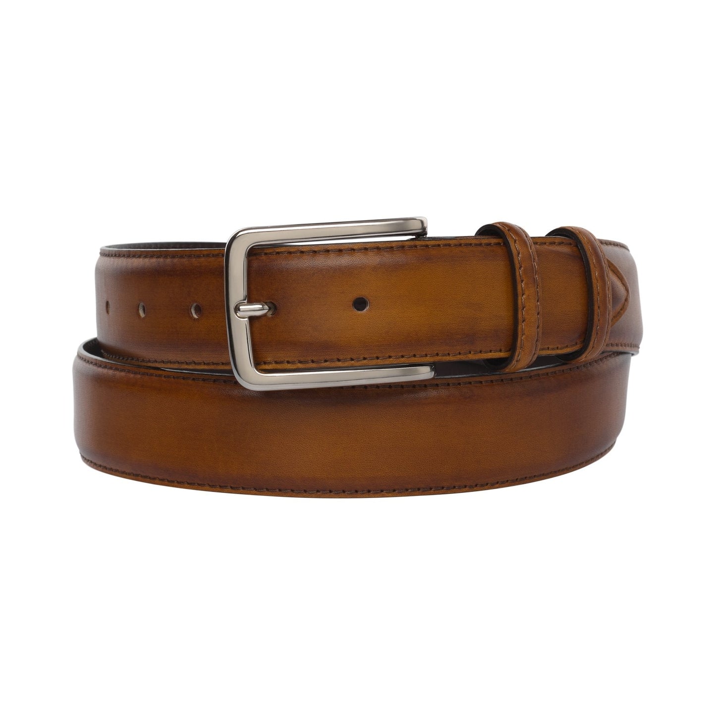 Bontoni Leather Belt in Brown - SARTALE