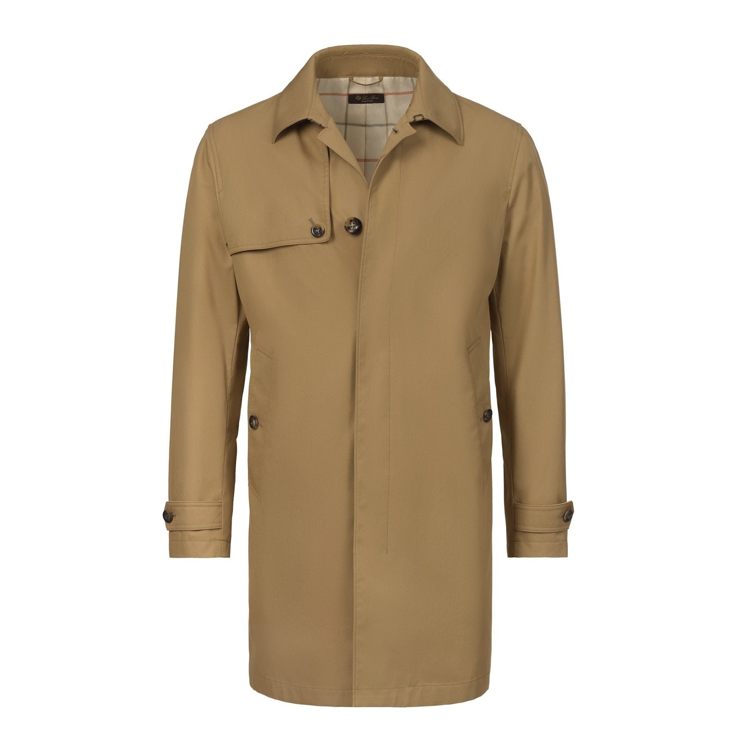 Loro Piana Rain System Trench Coat in Beige - SARTALE