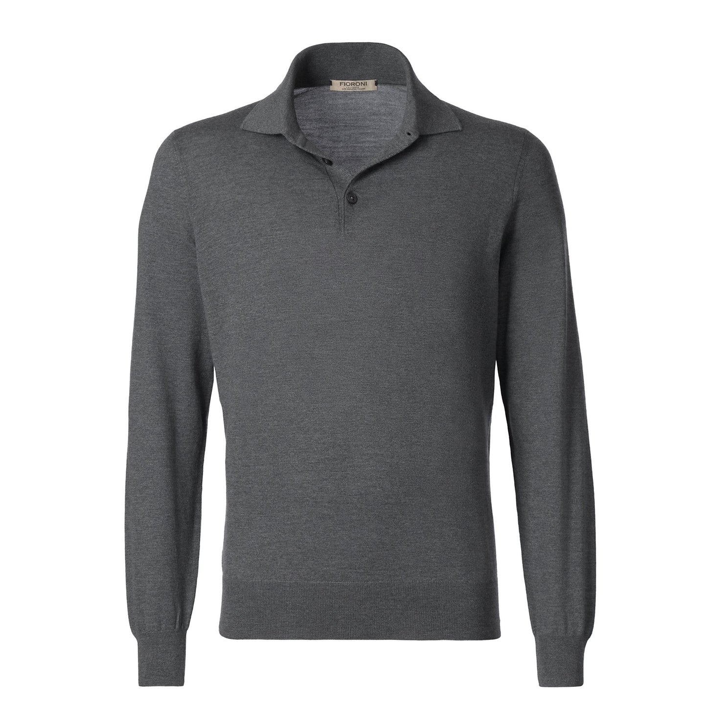 Fioroni Wool and Cashmere-Blend Long Sleeve Polo Shirt - SARTALE