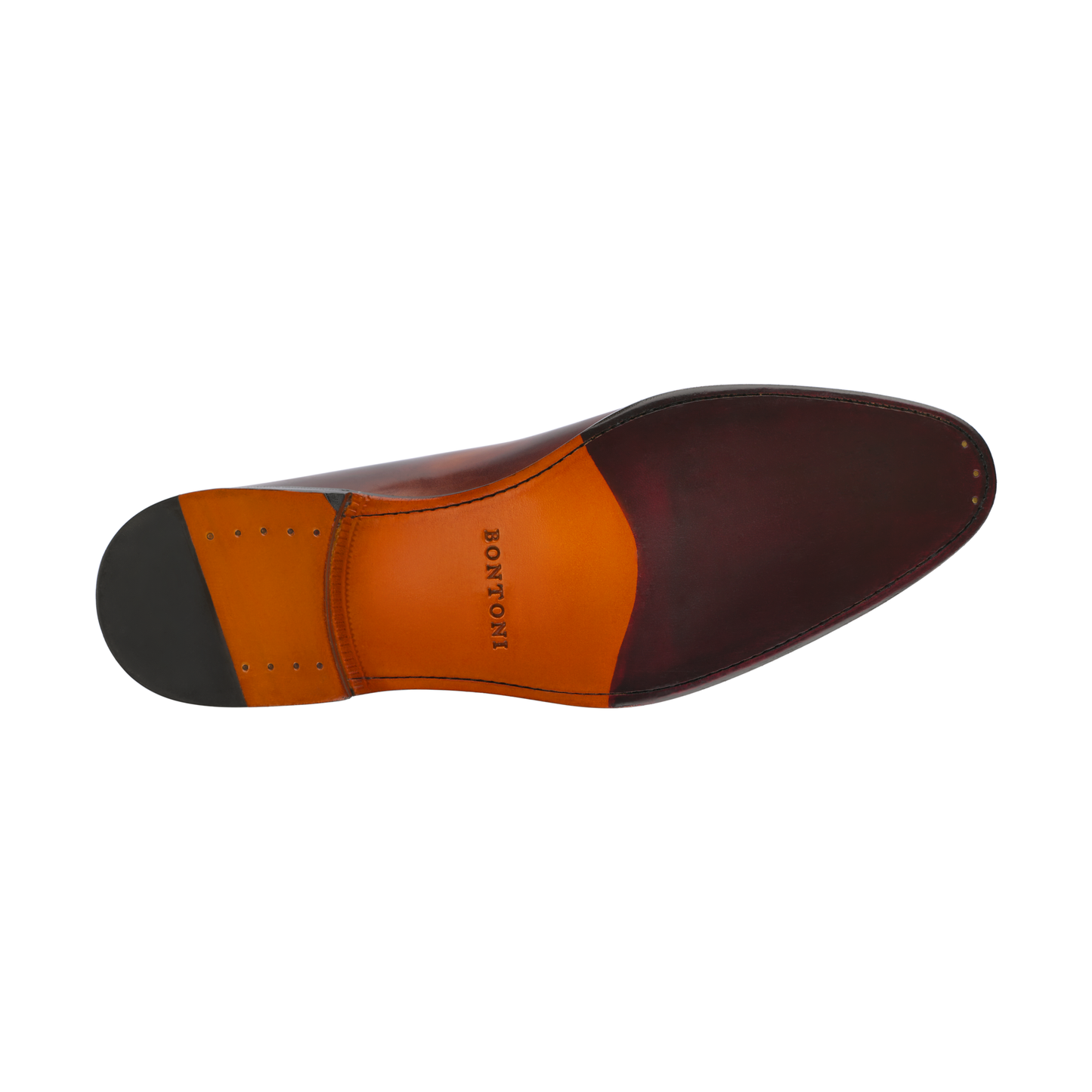 "Magnifico" Split Toe Loafer with Hand-Stitched Details