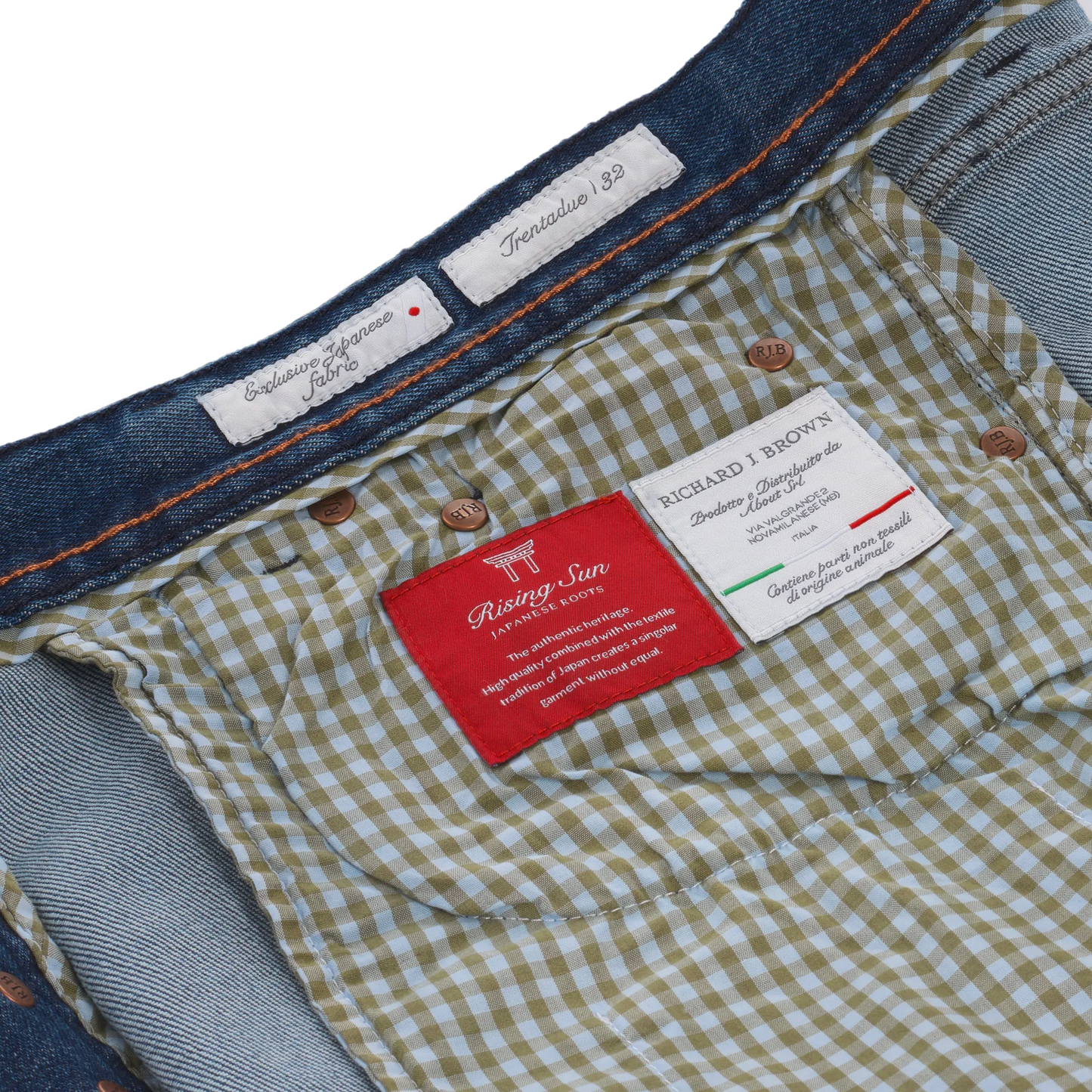 Slim-Fit Stretch-Cotton 5 Pocket Jeans in Denim Blue