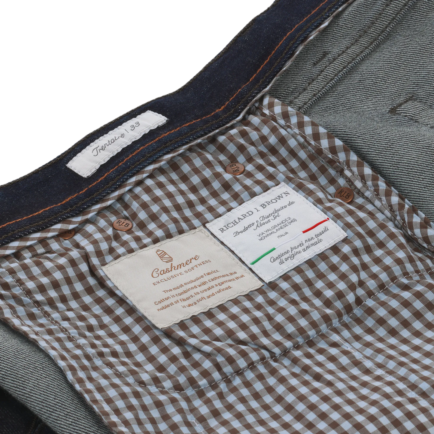 Slim-Fit Stretch-Cotton 5 Pocket Jeans in Blue