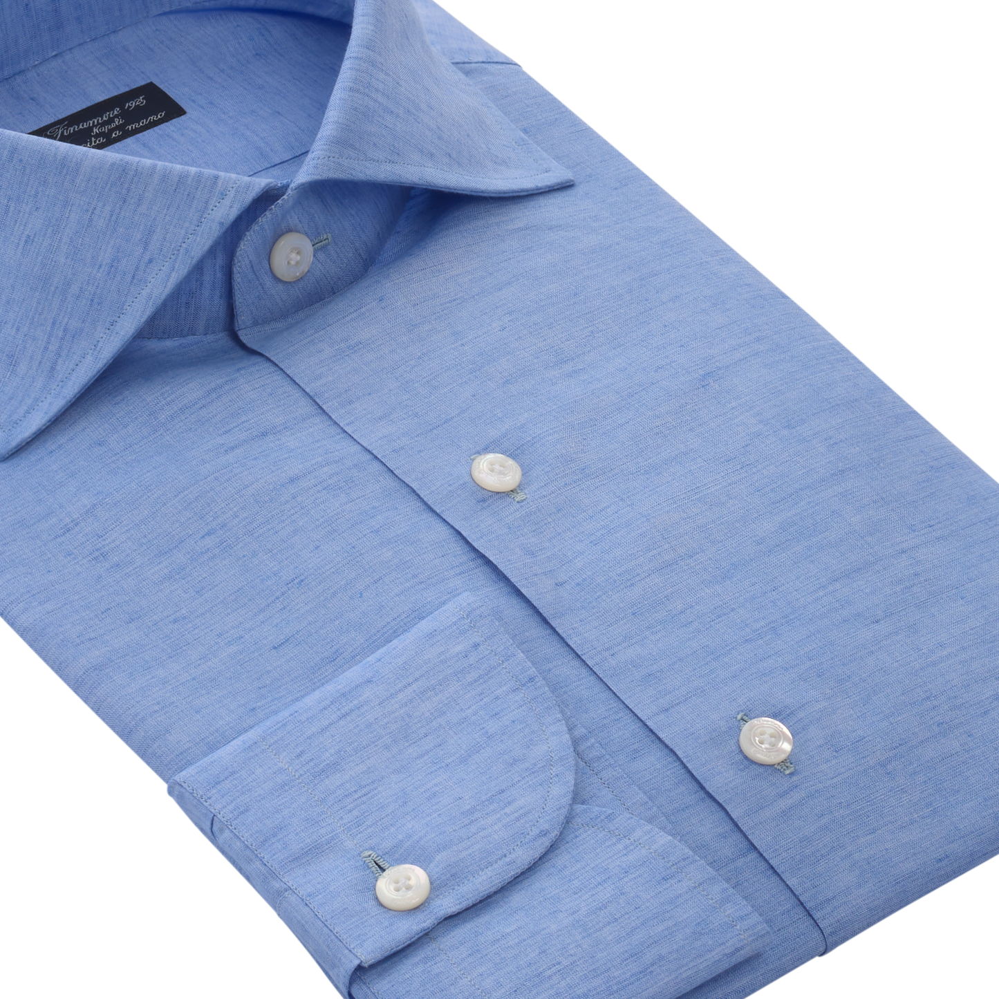 Classic Napoli Shirt in Light Blue Melange