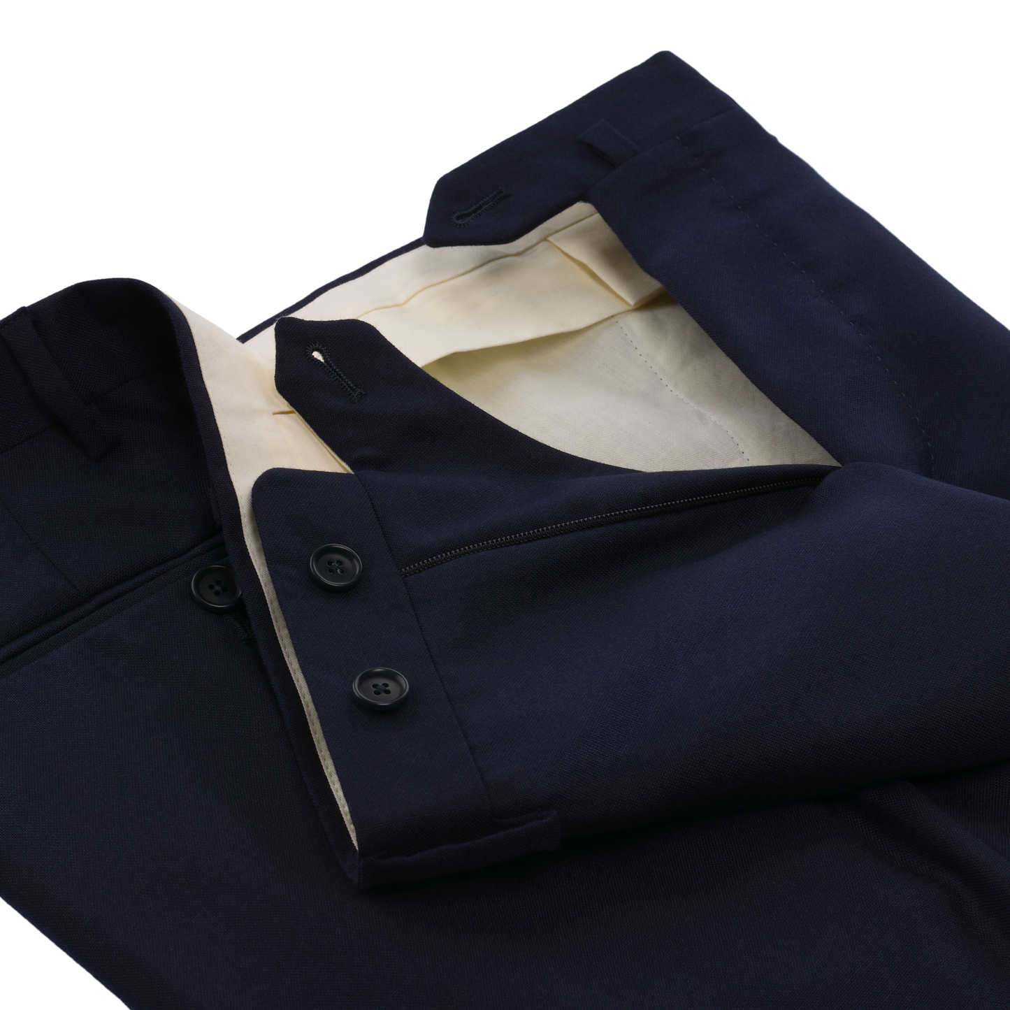 De Petrillo Single-Breasted Wool and Cashmere-Blend Suit in Dark Blue. Exclusively Made for Sartale - SARTALE