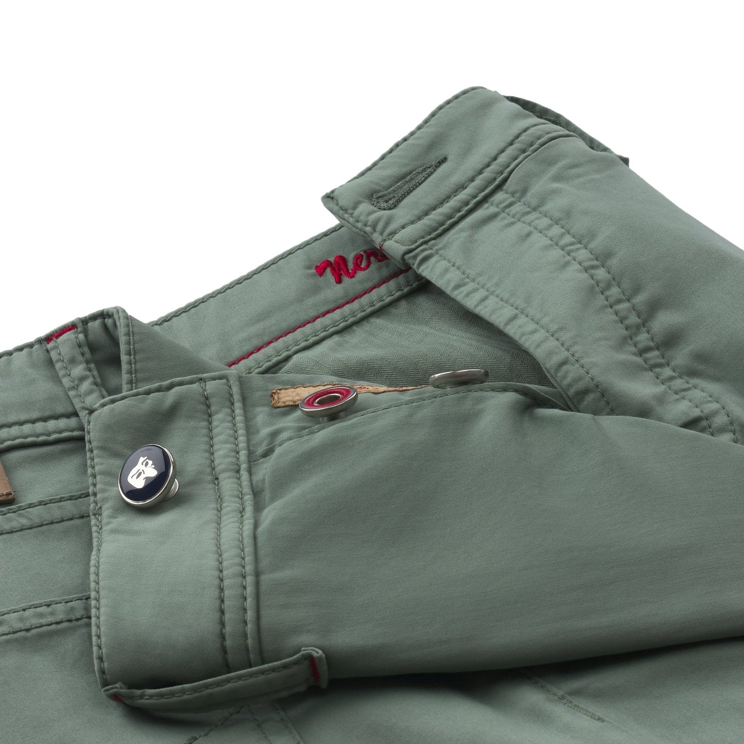 Marco Pescarolo Slim-Fit Cotton and Silk-Blend 5 Pocket Trousers - SARTALE