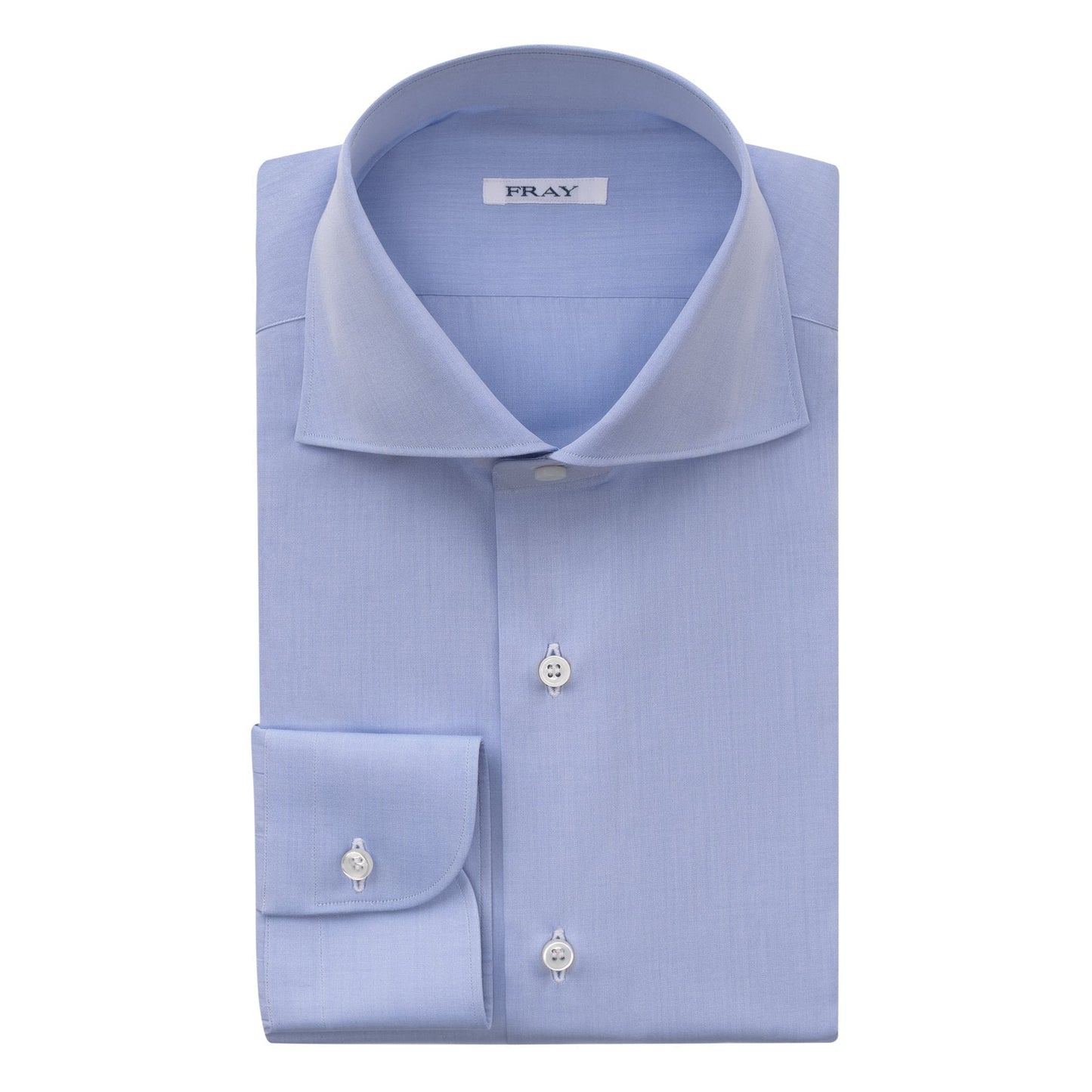 Fray Classic Cotton Shirt in Light Blue - SARTALE