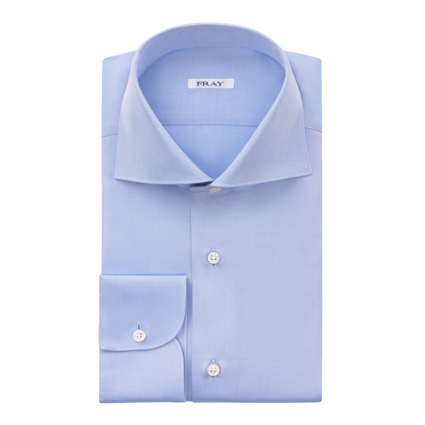 Fray Classic Cotton Shirt in Light Blue - SARTALE