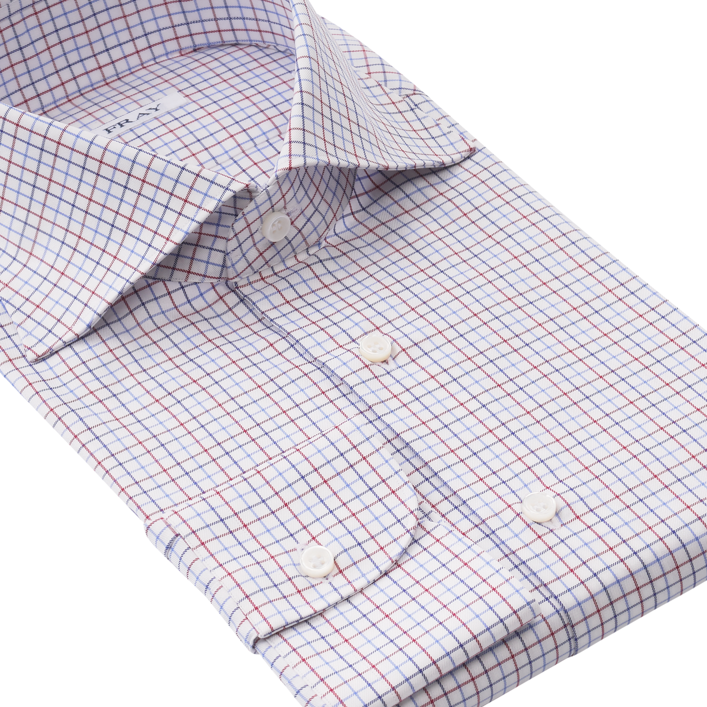 Fray Tattersall Multicolor Cotton Shirt - SARTALE