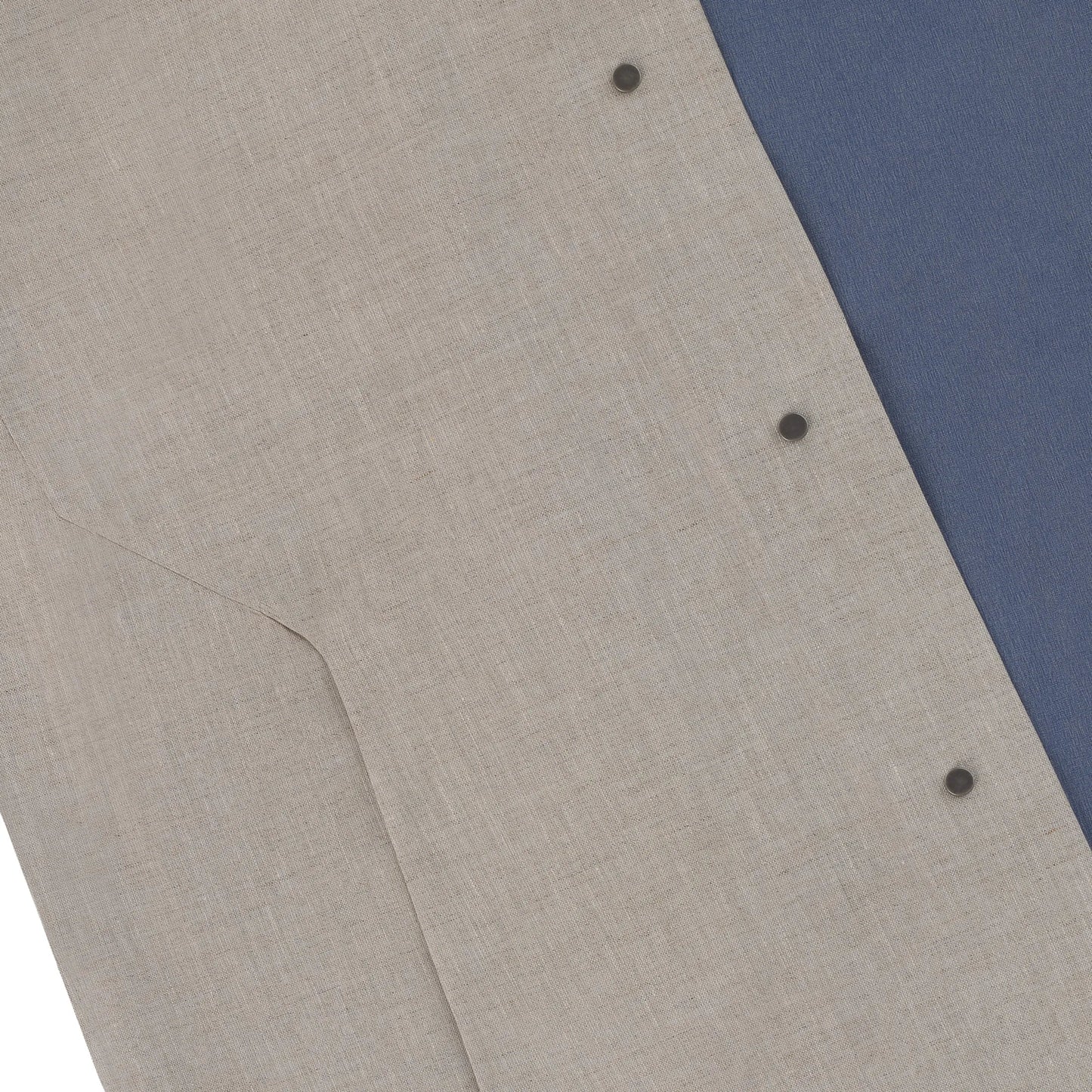 Four-Layer Linen Trench Coat in Light Beige