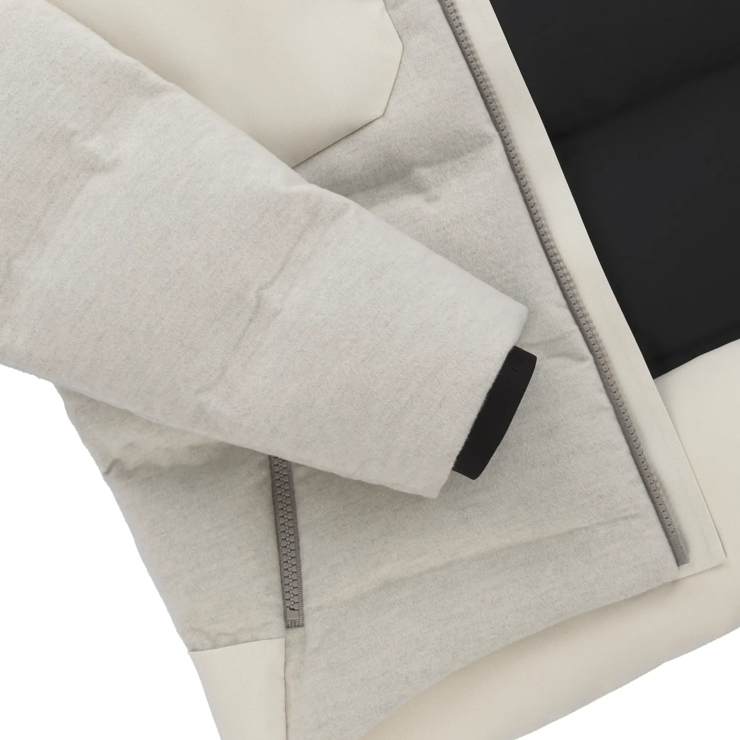 "Vampire" Insulated Cashmere and Wool Hooded Down Jacket