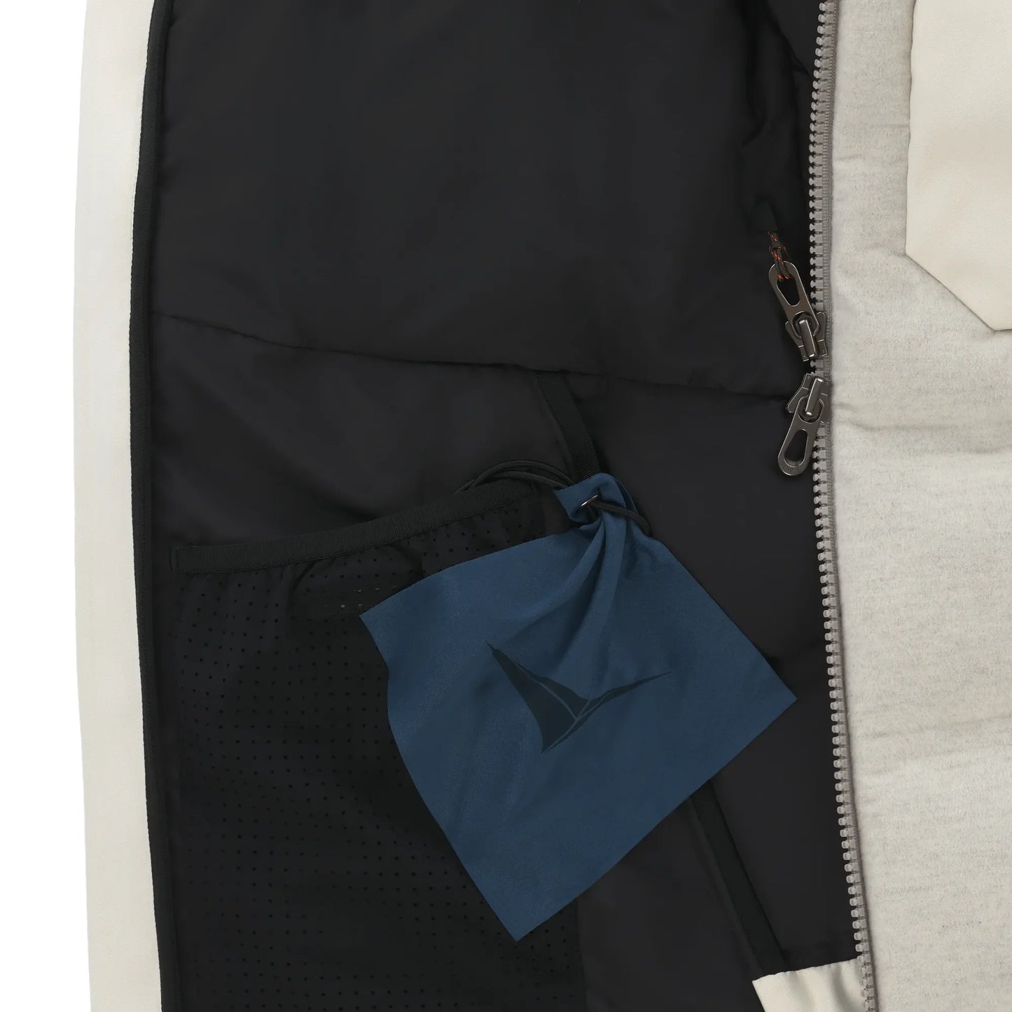 "Vampire" Insulated Cashmere and Wool Hooded Down Jacket