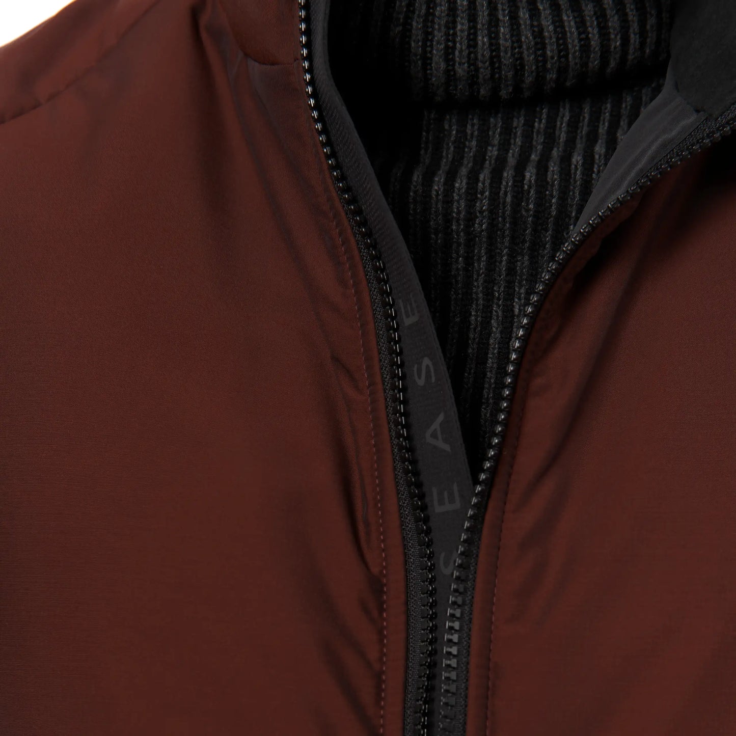 Wool and Nylon-Blend Vest in Bordeaux