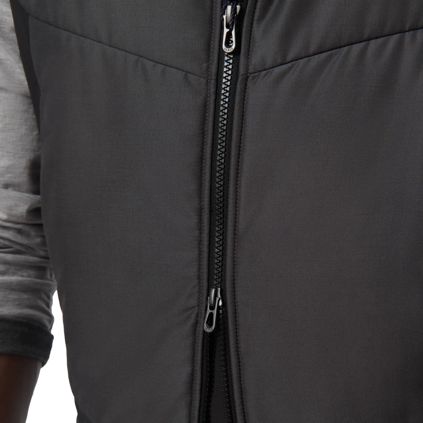 Wool and Nylon-Blend Vest in Grey