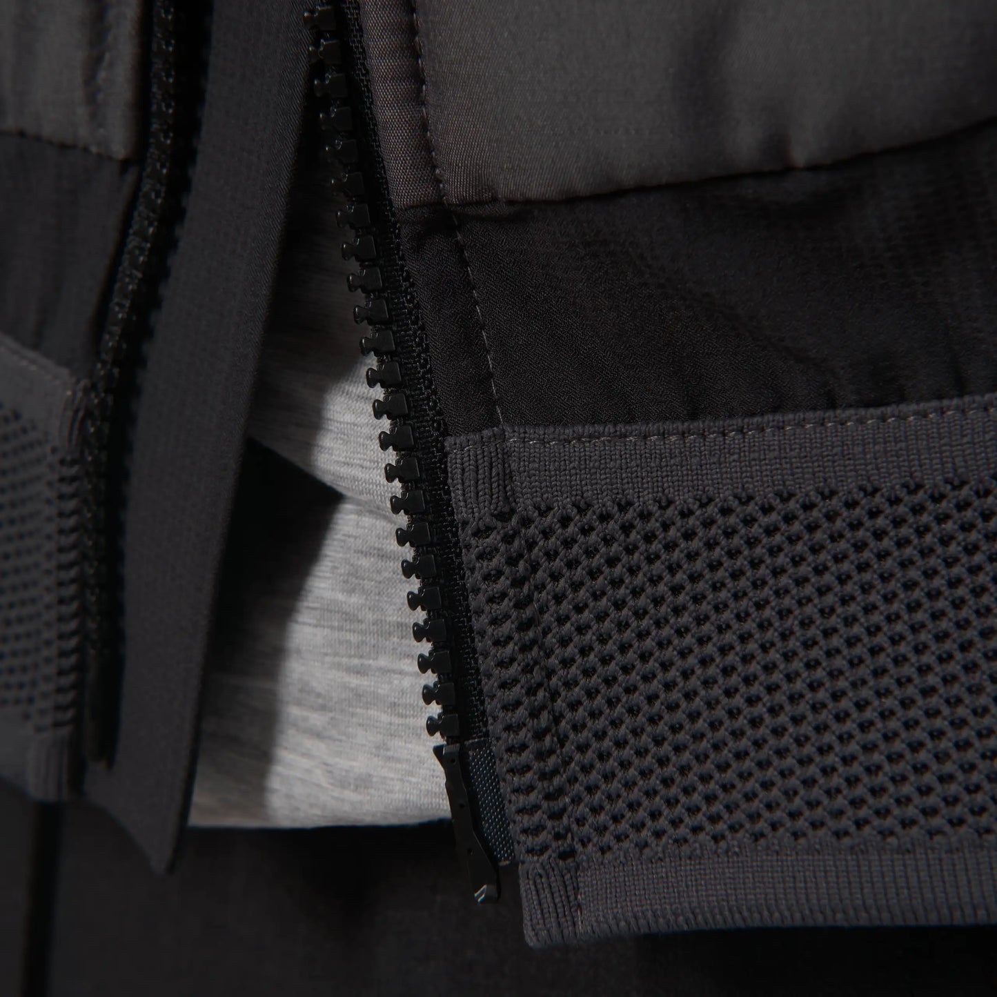 Wool and Nylon-Blend Vest in Grey