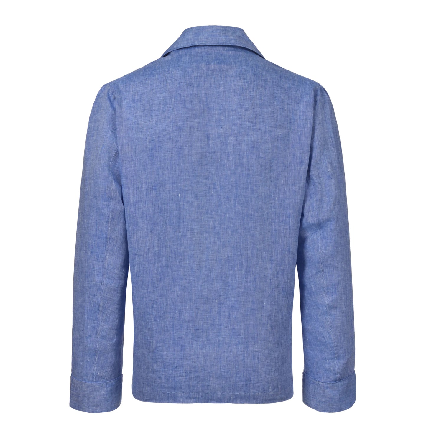 Linen Fabric Pajamas in Light Blue