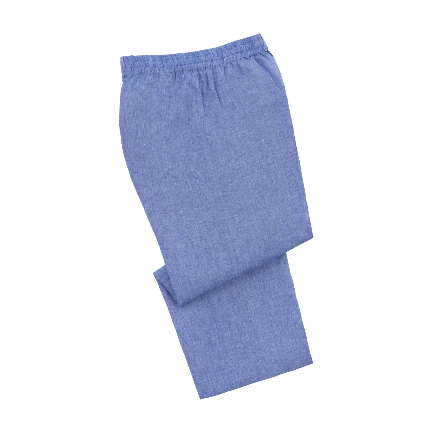 Linen Fabric Pajamas in Light Blue