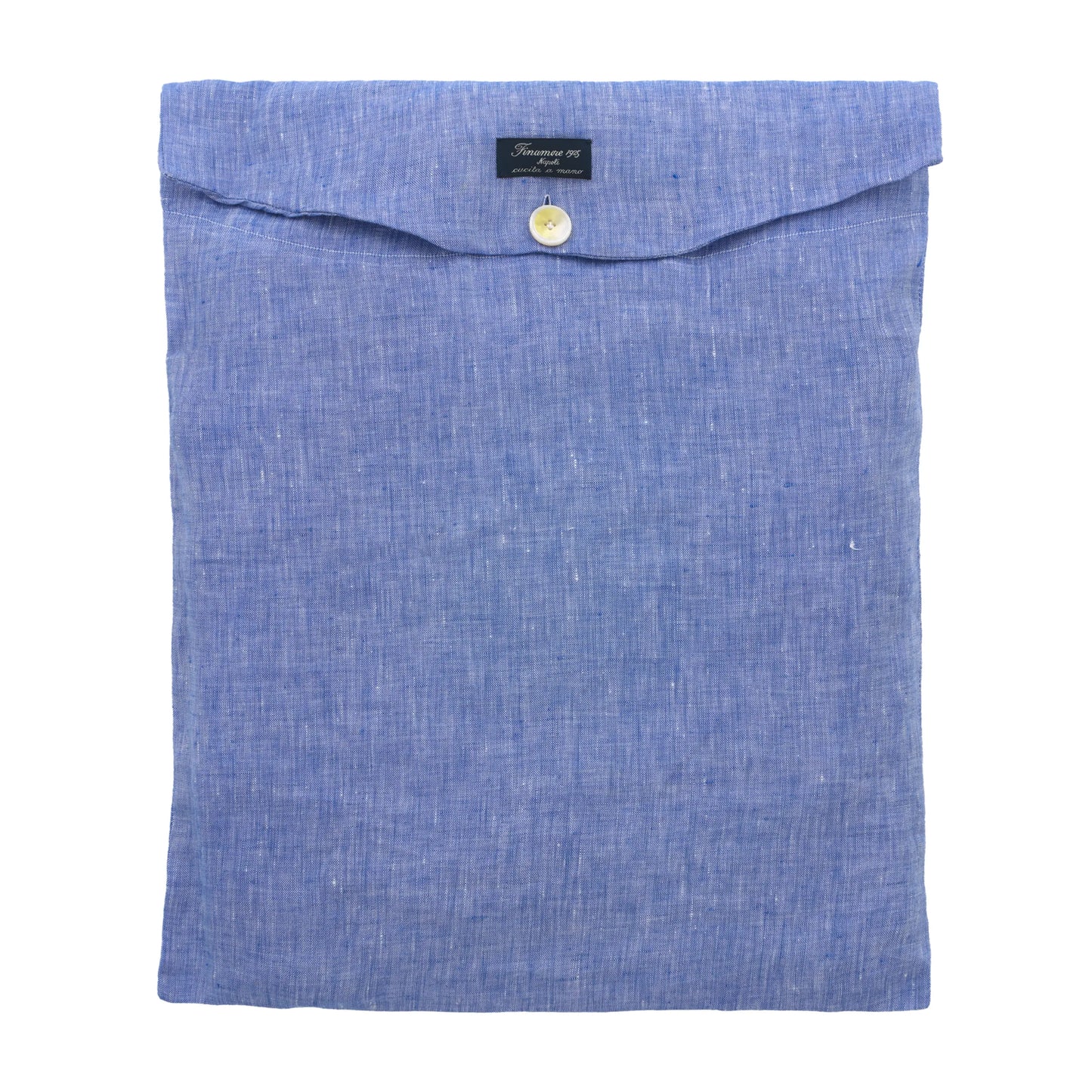 Linen Fabric Pajamas in Light Blue