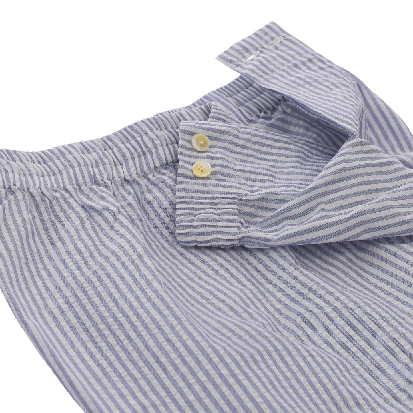 Cotton Fabric Pajamas with Striped Sticks