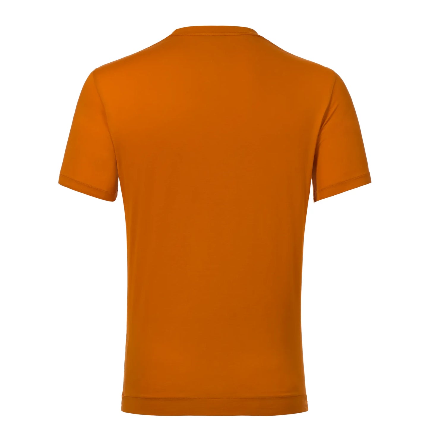 Round Neck Cotton T-Shirt in Red