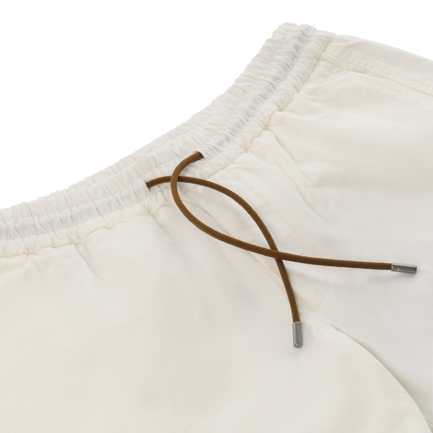 Sease Drawstring Cotton and Linen-Blend Trousers in White - SARTALE