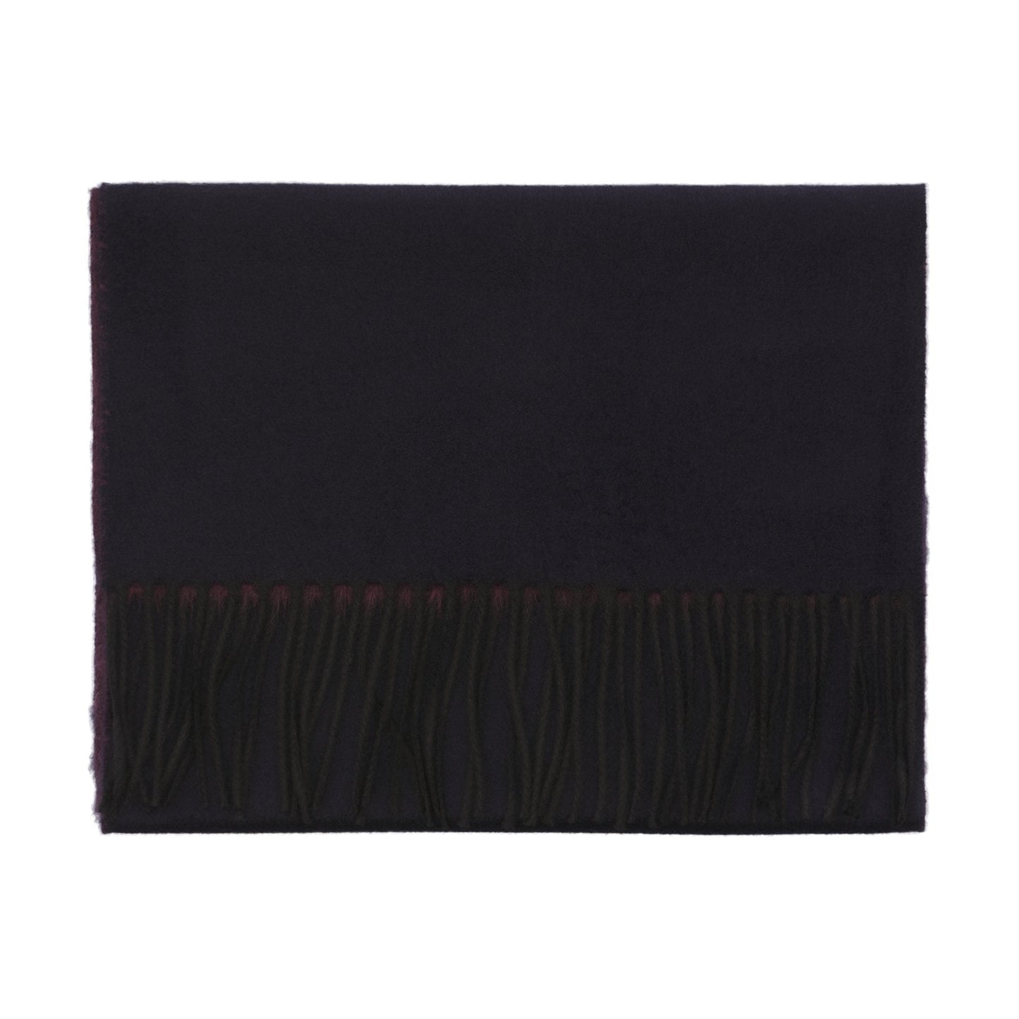 Piacenza Cashmere Fringed Reversible Silk and Cashmere-Blend Scarf in Bordeaux - SARTALE