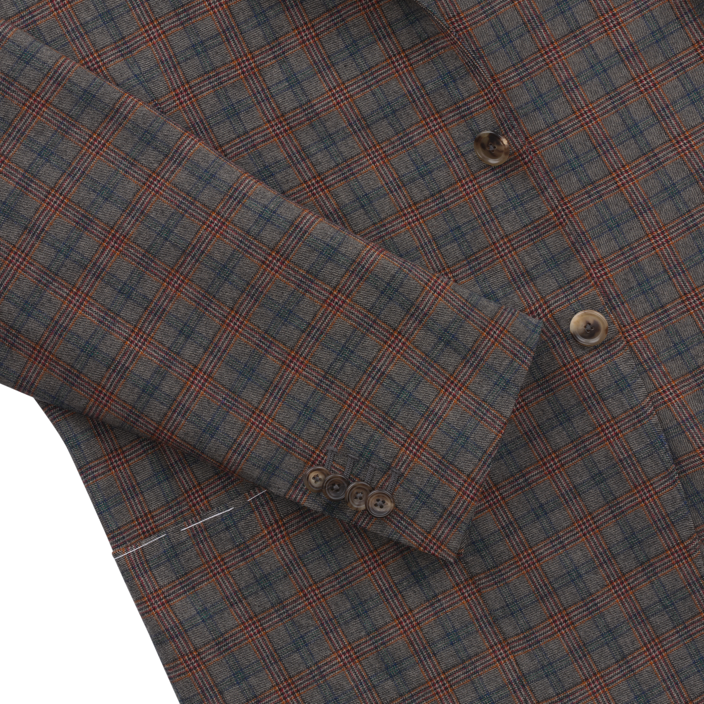 De Petrillo Single-Breasted Checked Wool Jacket. Exclusively Made for Sartale - SARTALE